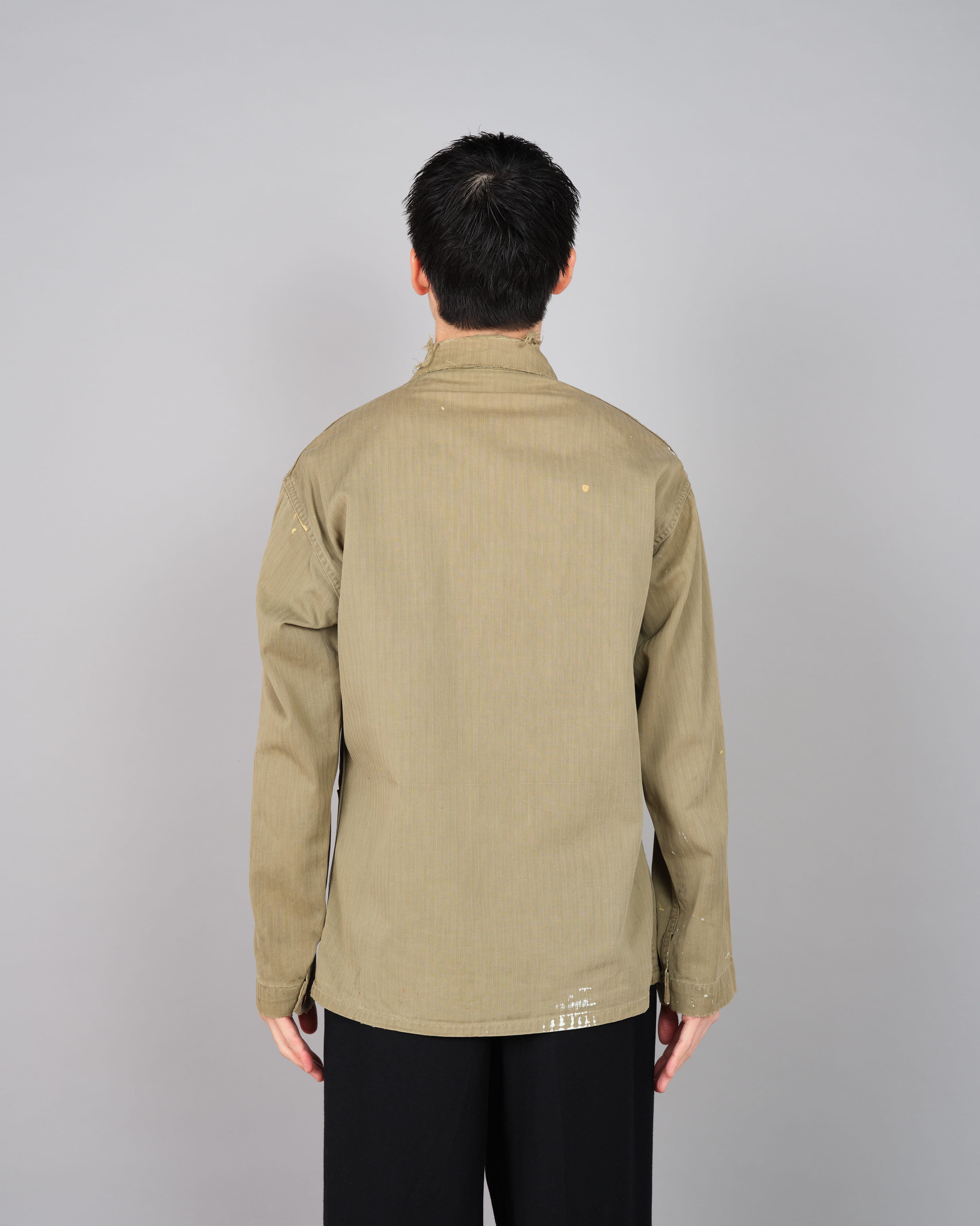 【~40's】WWⅡ U.S.M.C P-41 HBT Utility Jacket "Crazy Paint"