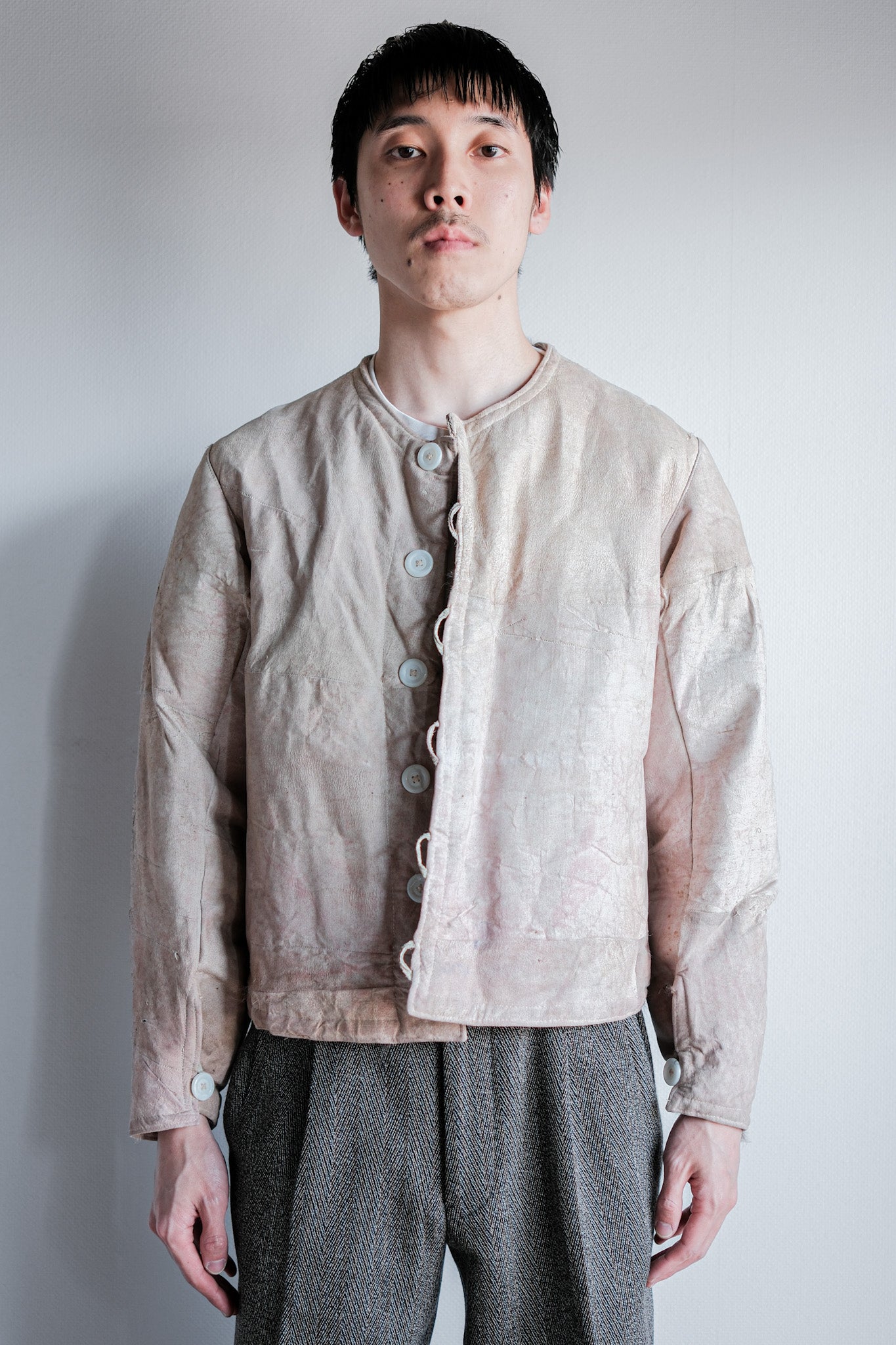 【~40's】WWⅡ German Army Rabbit Fur Lined Winter Jacket "Wehrmacht"