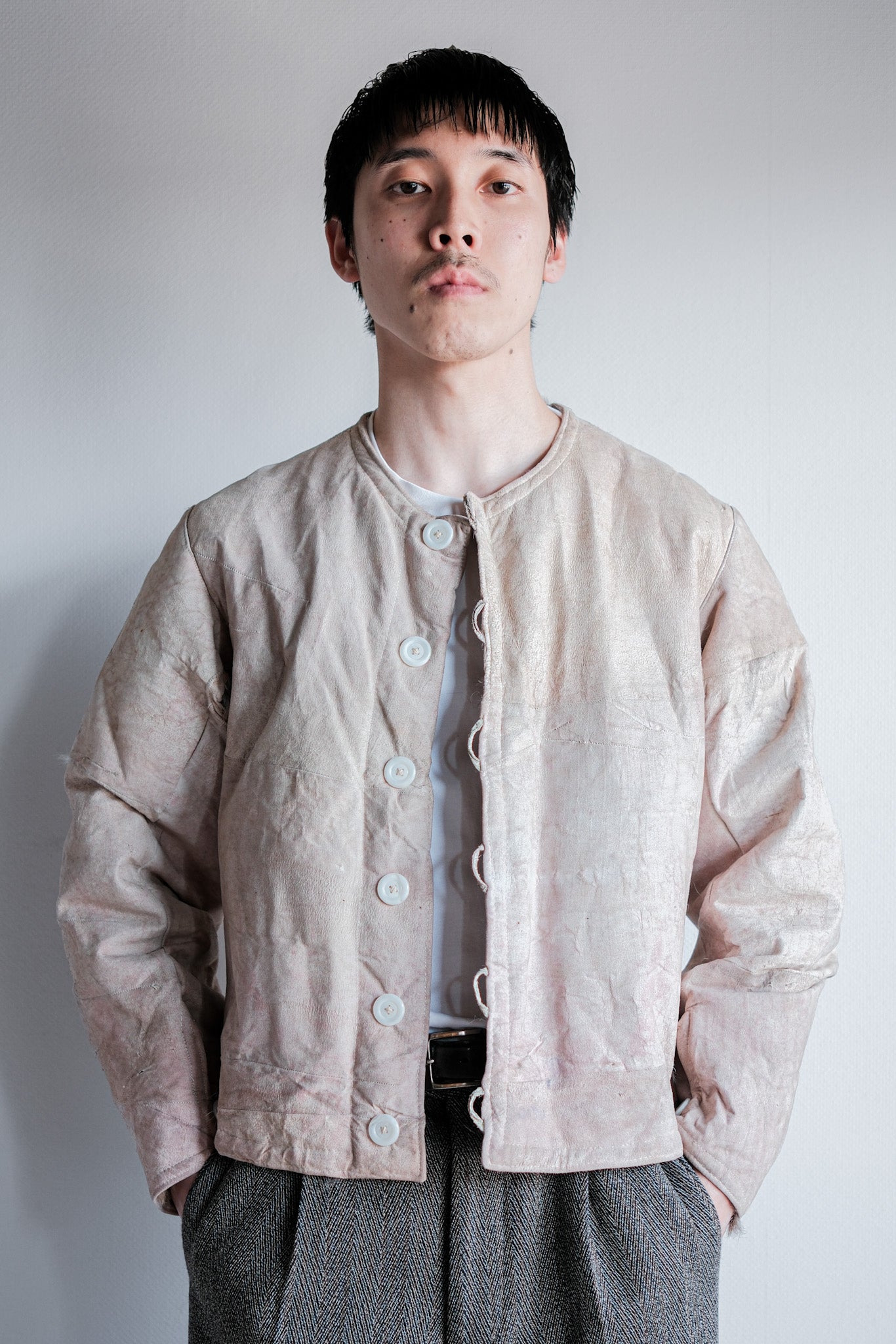 【~40's】WWⅡ German Army Rabbit Fur Lined Winter Jacket "Wehrmacht"