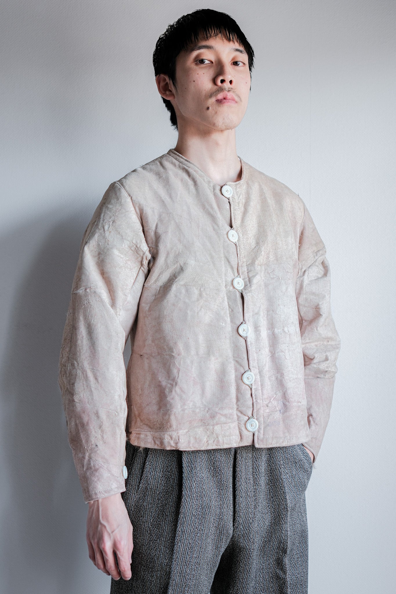 【~40's】WWⅡ German Army Rabbit Fur Lined Winter Jacket "Wehrmacht"