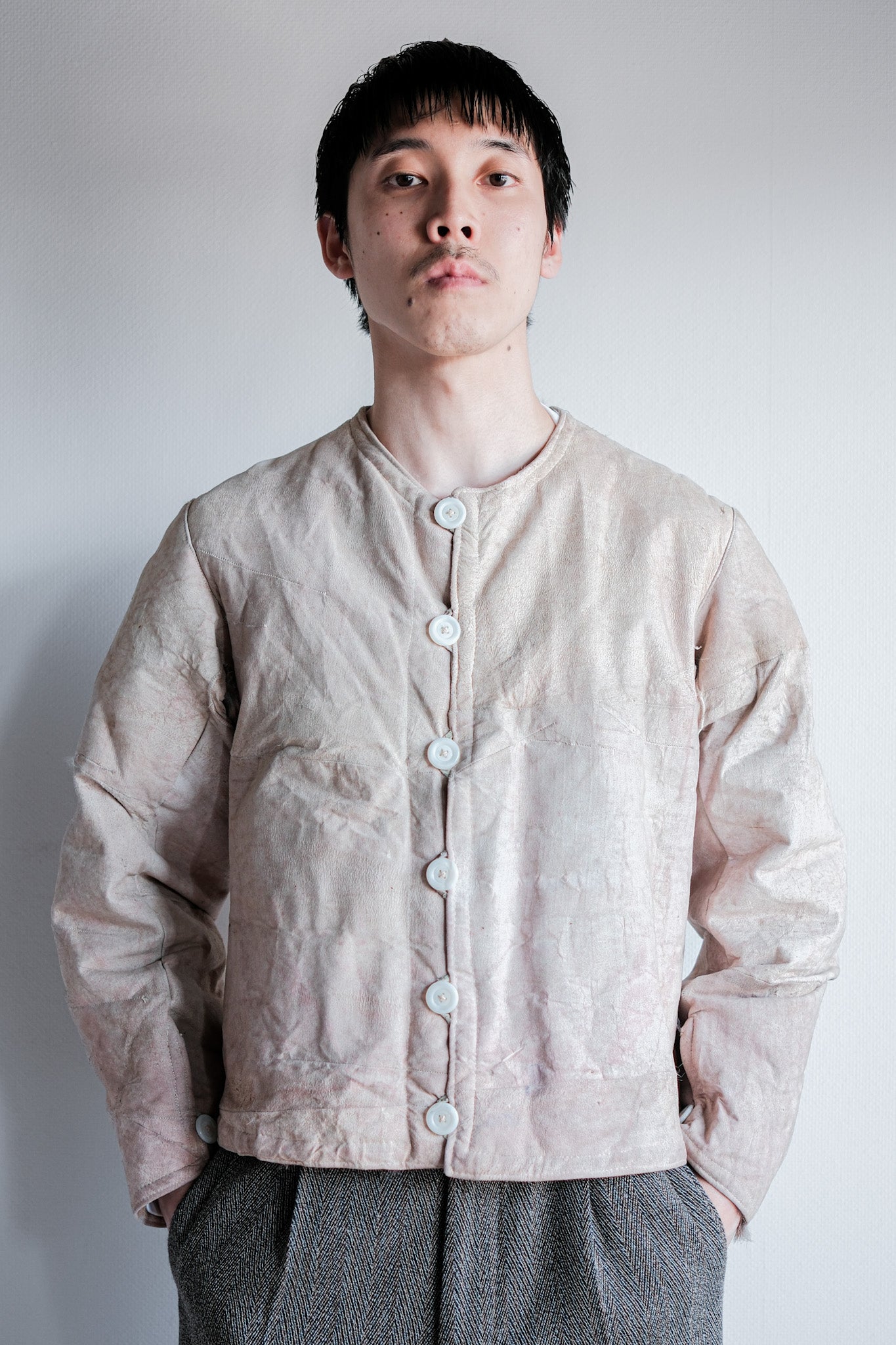 【~40's】WWⅡ German Army Rabbit Fur Lined Winter Jacket "Wehrmacht"