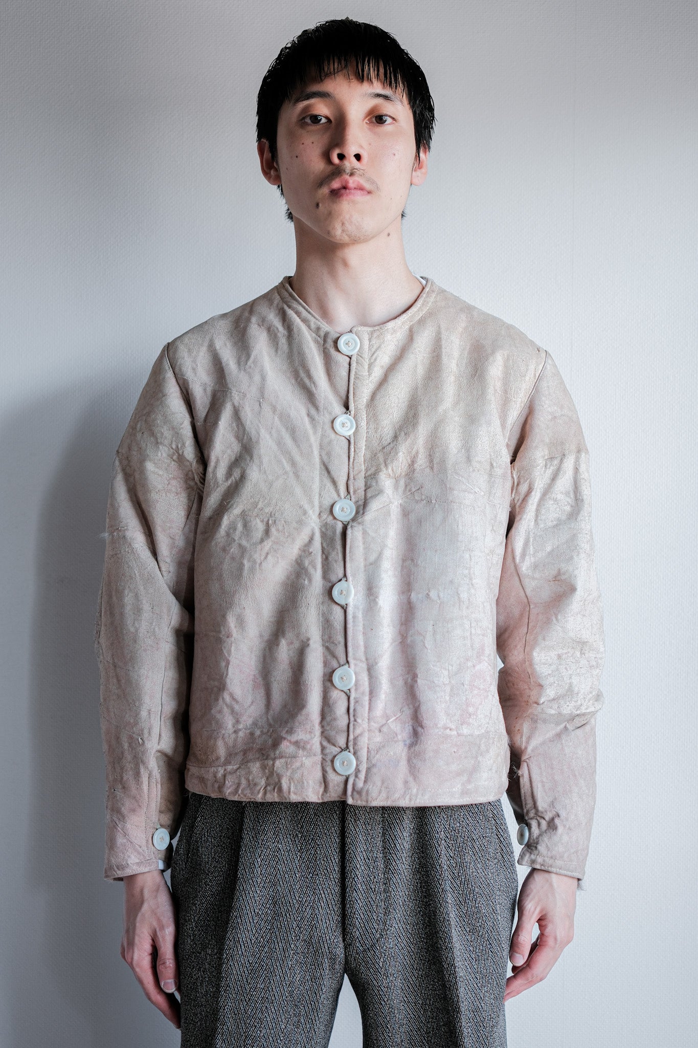 【~40's】WWⅡ German Army Rabbit Fur Lined Winter Jacket "Wehrmacht"