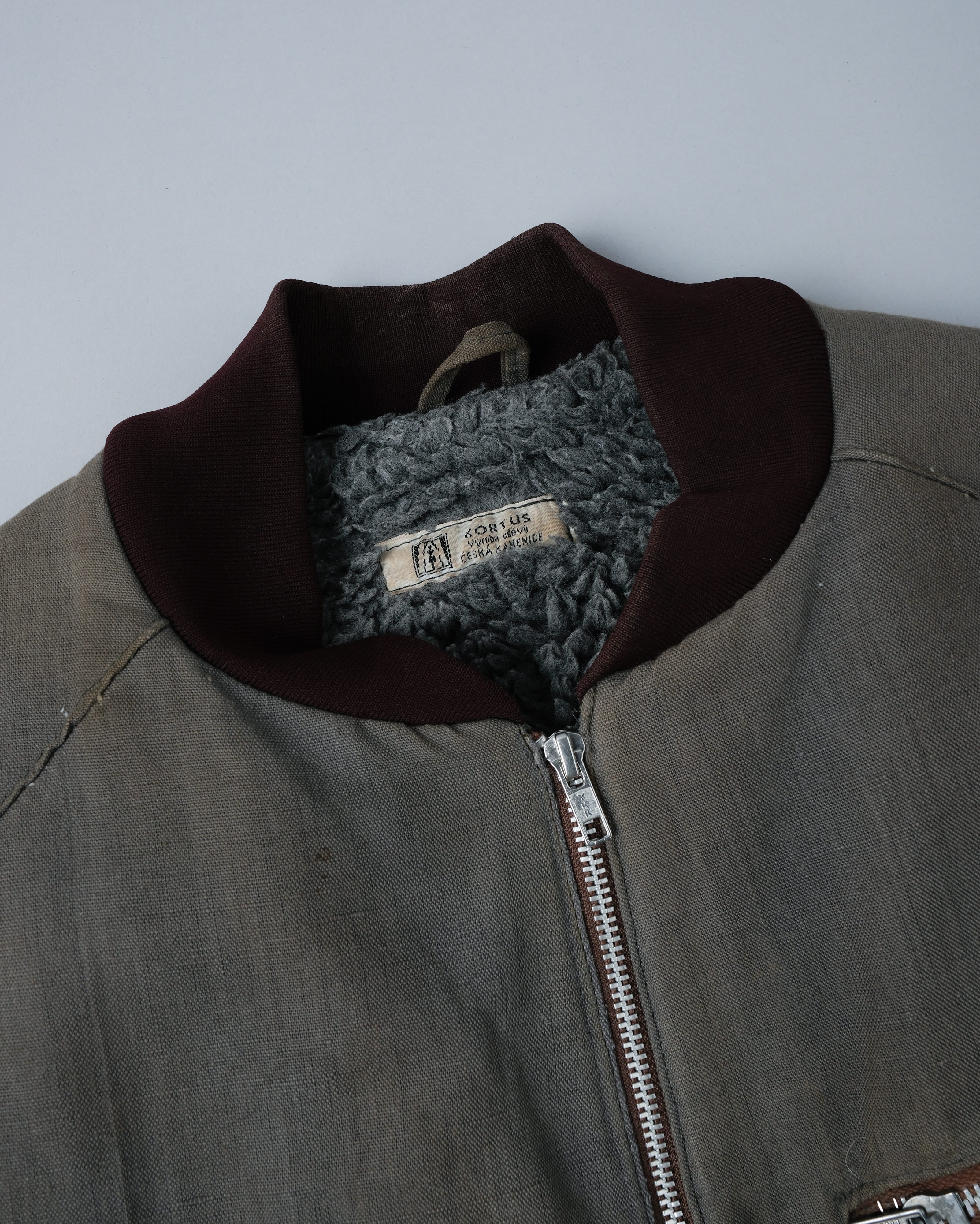 【~80's】Czechoslovakian Vintage Flight Type Winter Jacket