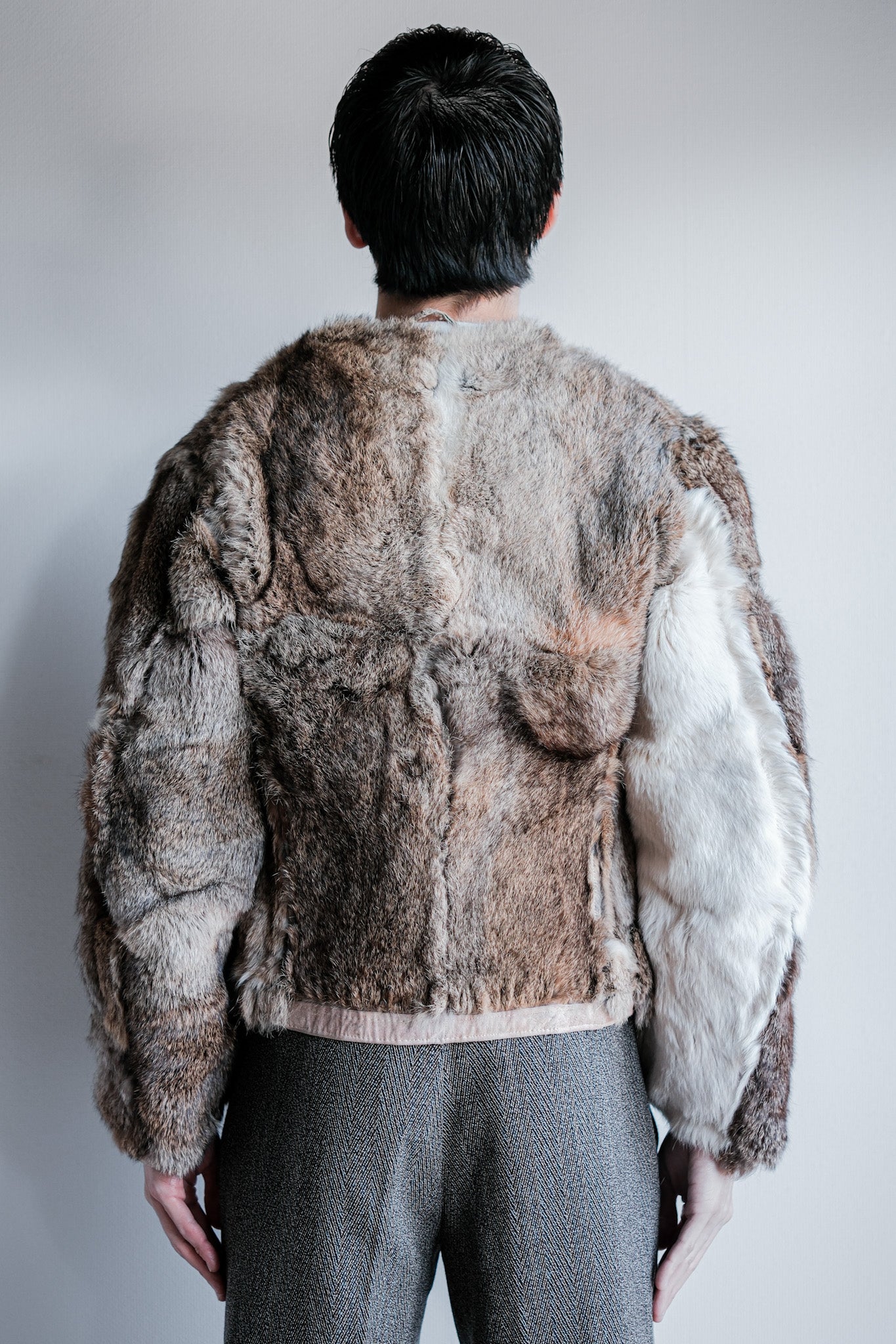 【~40's】WWⅡ German Army Rabbit Fur Lined Winter Jacket "Wehrmacht"