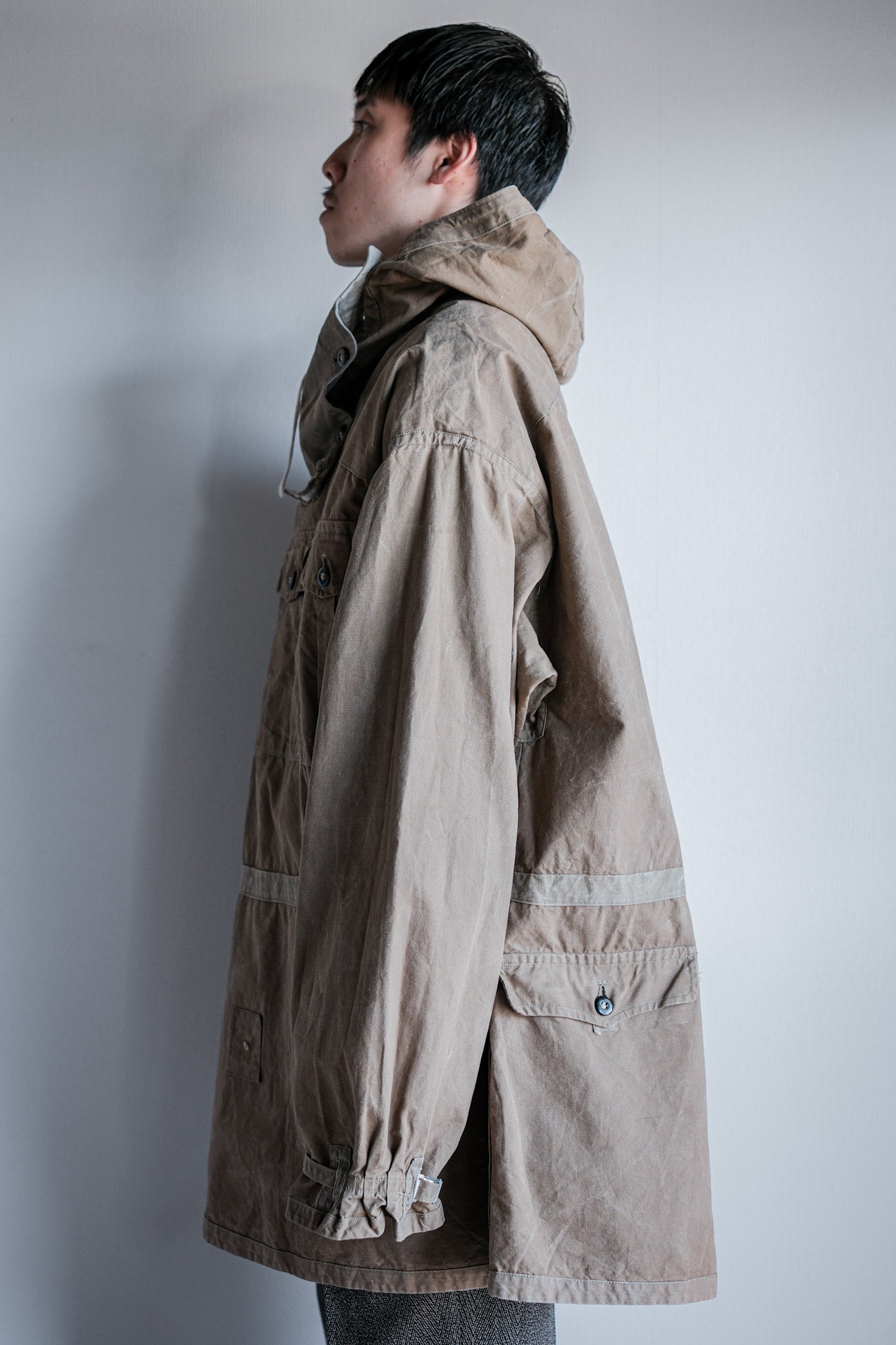 【~40's】WWⅡ German Army M42 Gebirgsjäger Reversible Windbluse Size.4 "1st Type" "Wehrmacht"