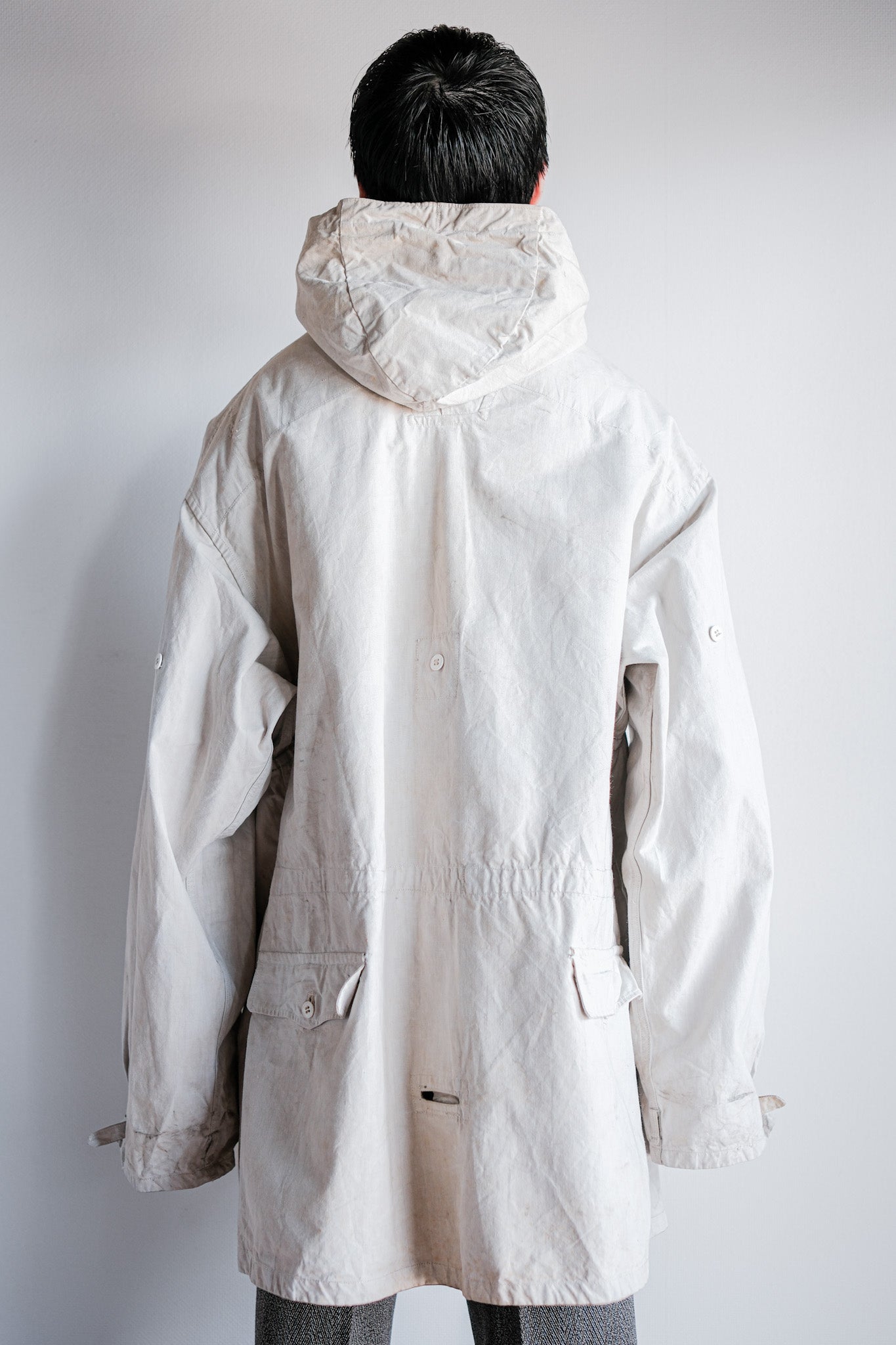 【~40's】WWⅡ German Army M42 Gebirgsjäger Reversible Windbluse Size.4 "1st Type" "Wehrmacht"