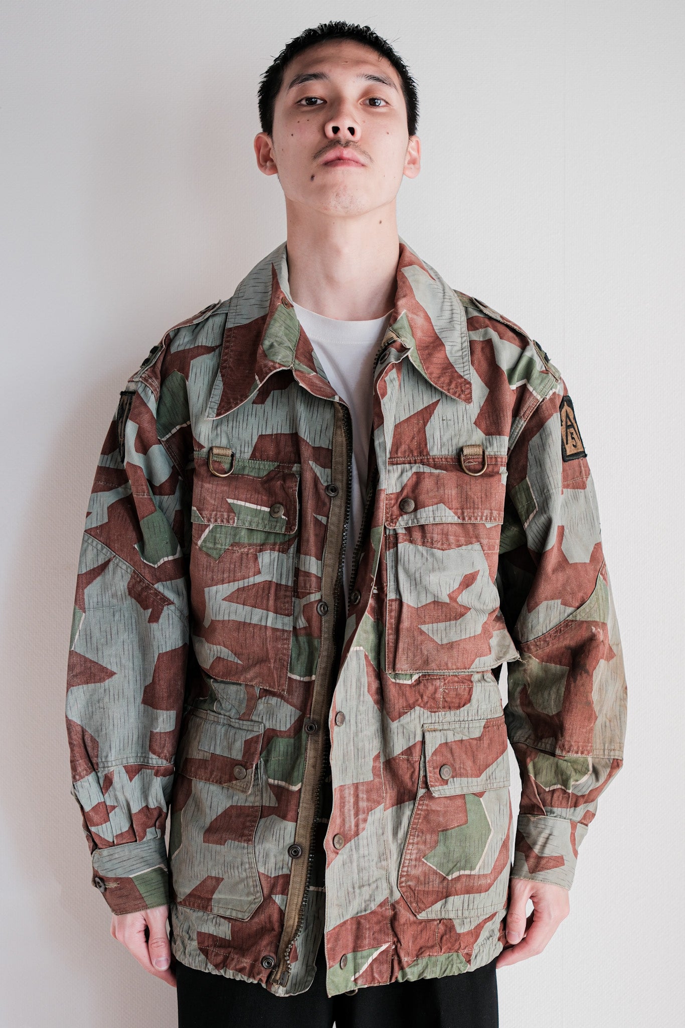 【~50's】German Army Splinter Camouflage Paratrooper Jacket