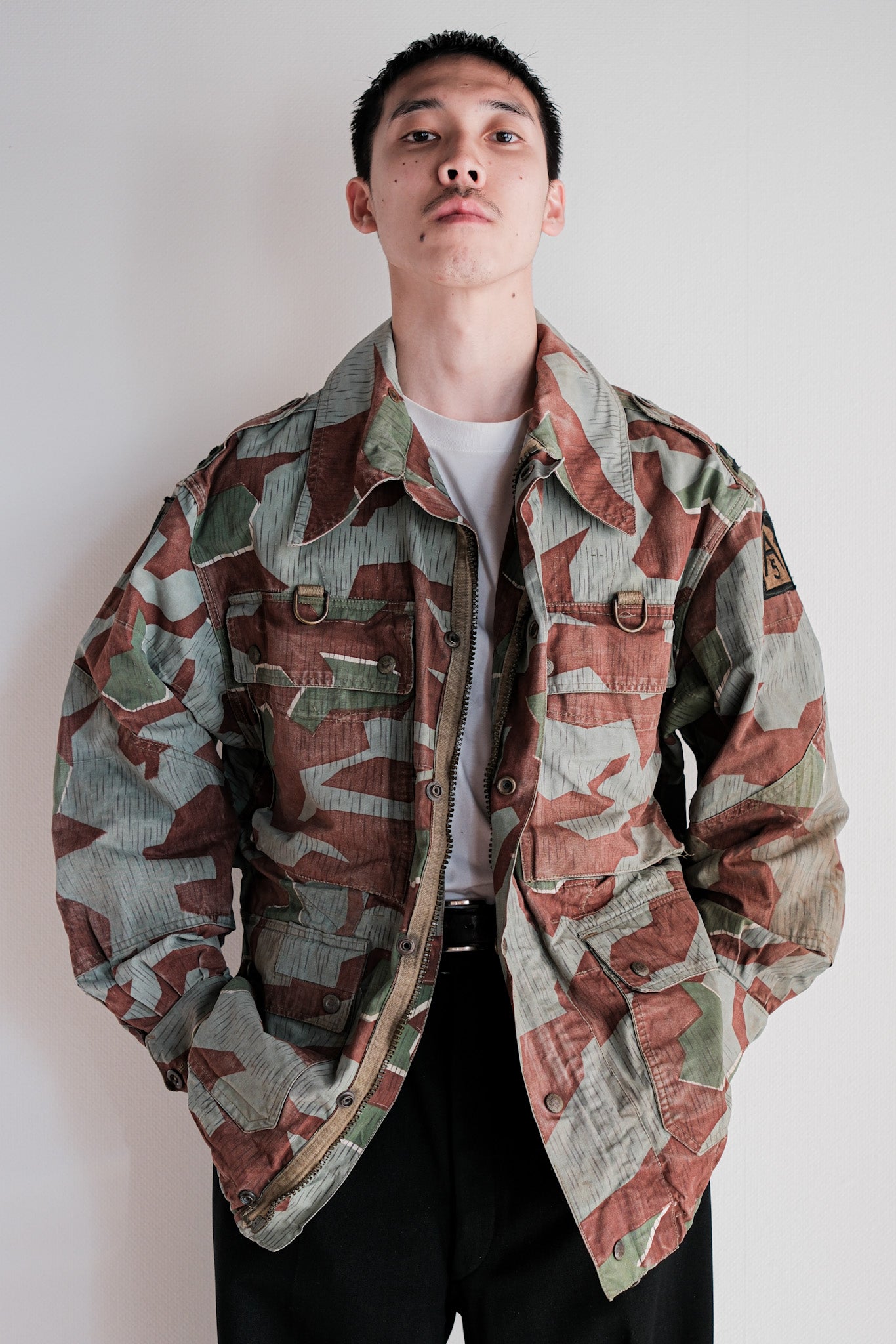 【~50's】German Army Splinter Camouflage Paratrooper Jacket