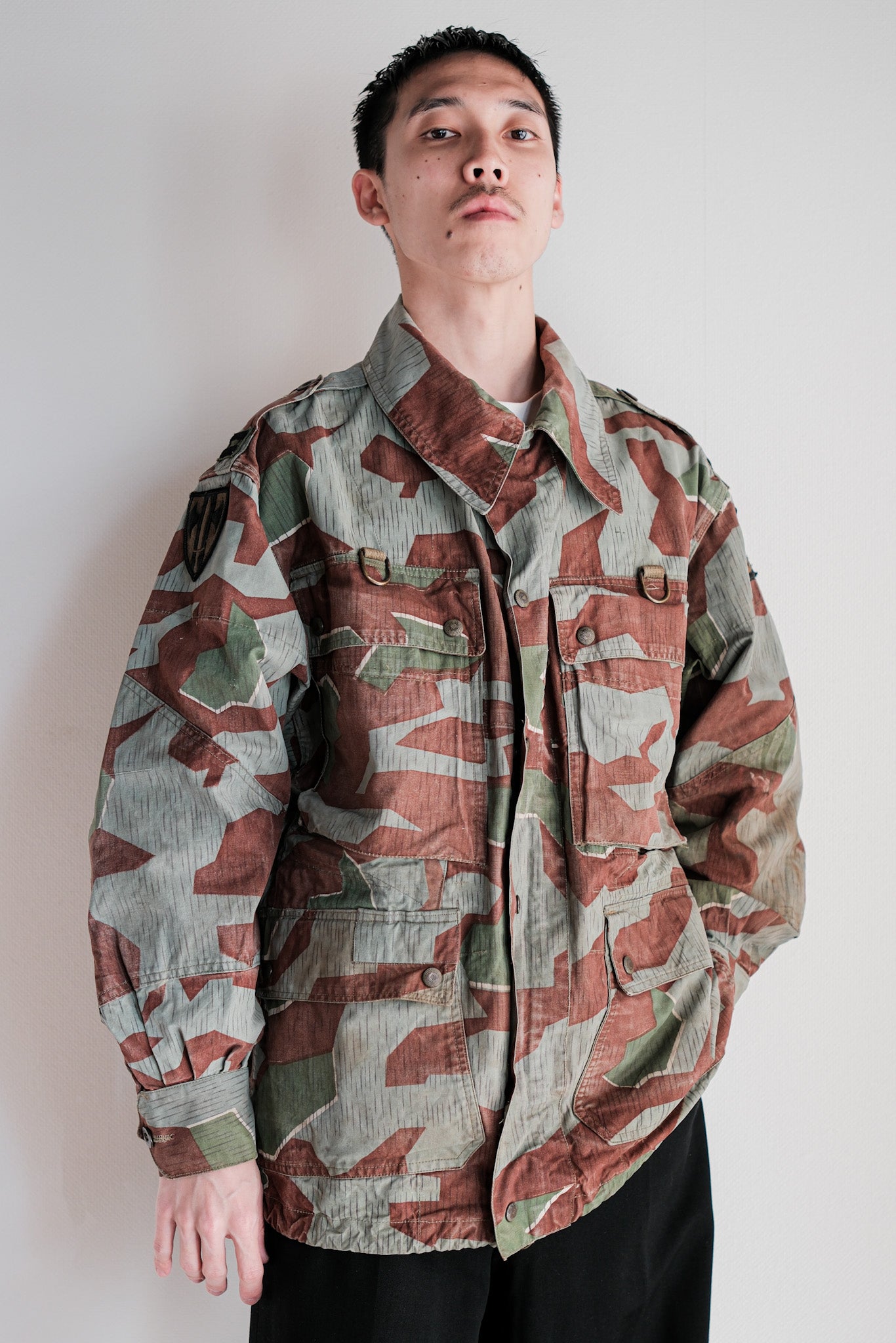 【~50's】German Army Splinter Camouflage Paratrooper Jacket