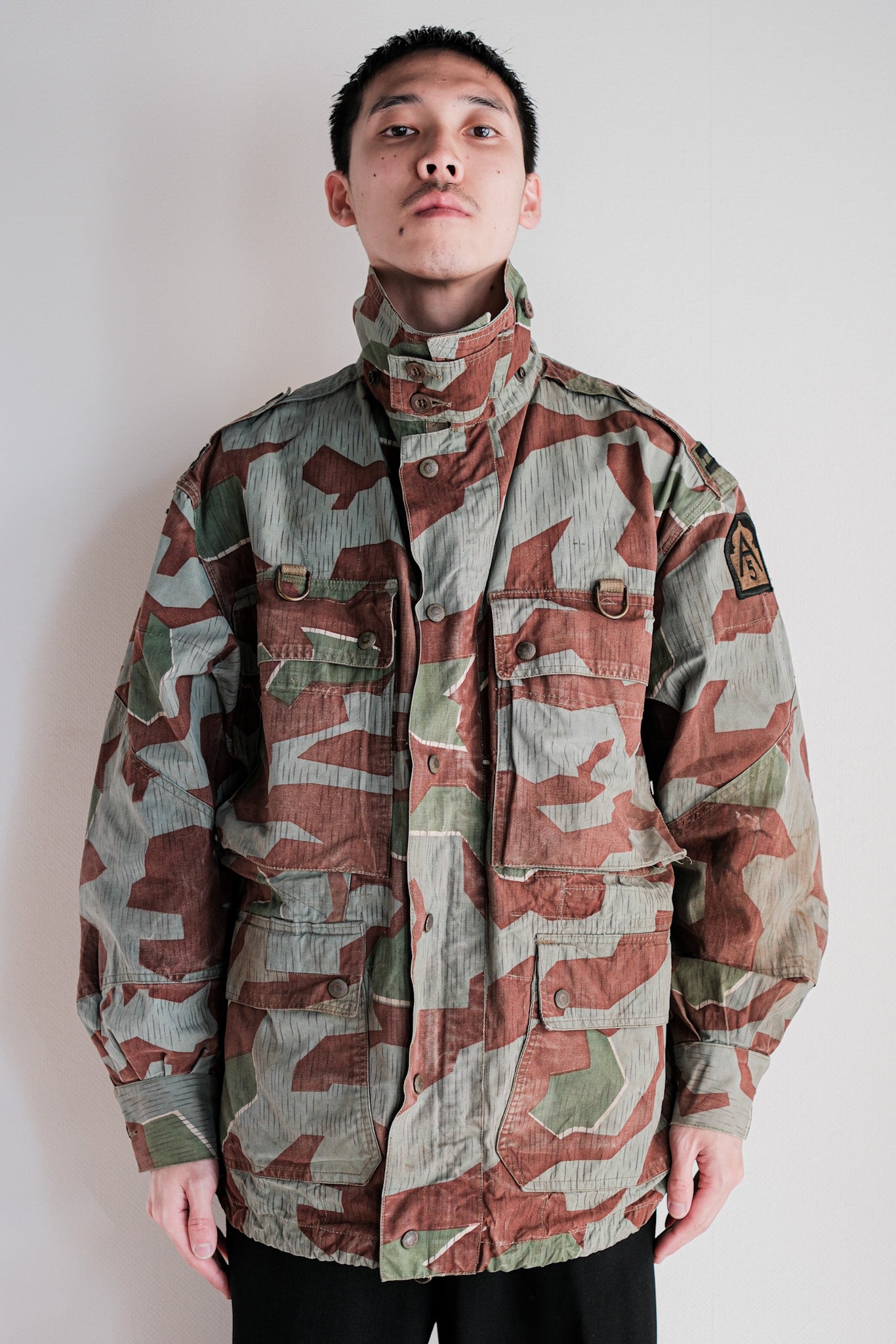 【~50's】German Army Splinter Camouflage Paratrooper Jacket