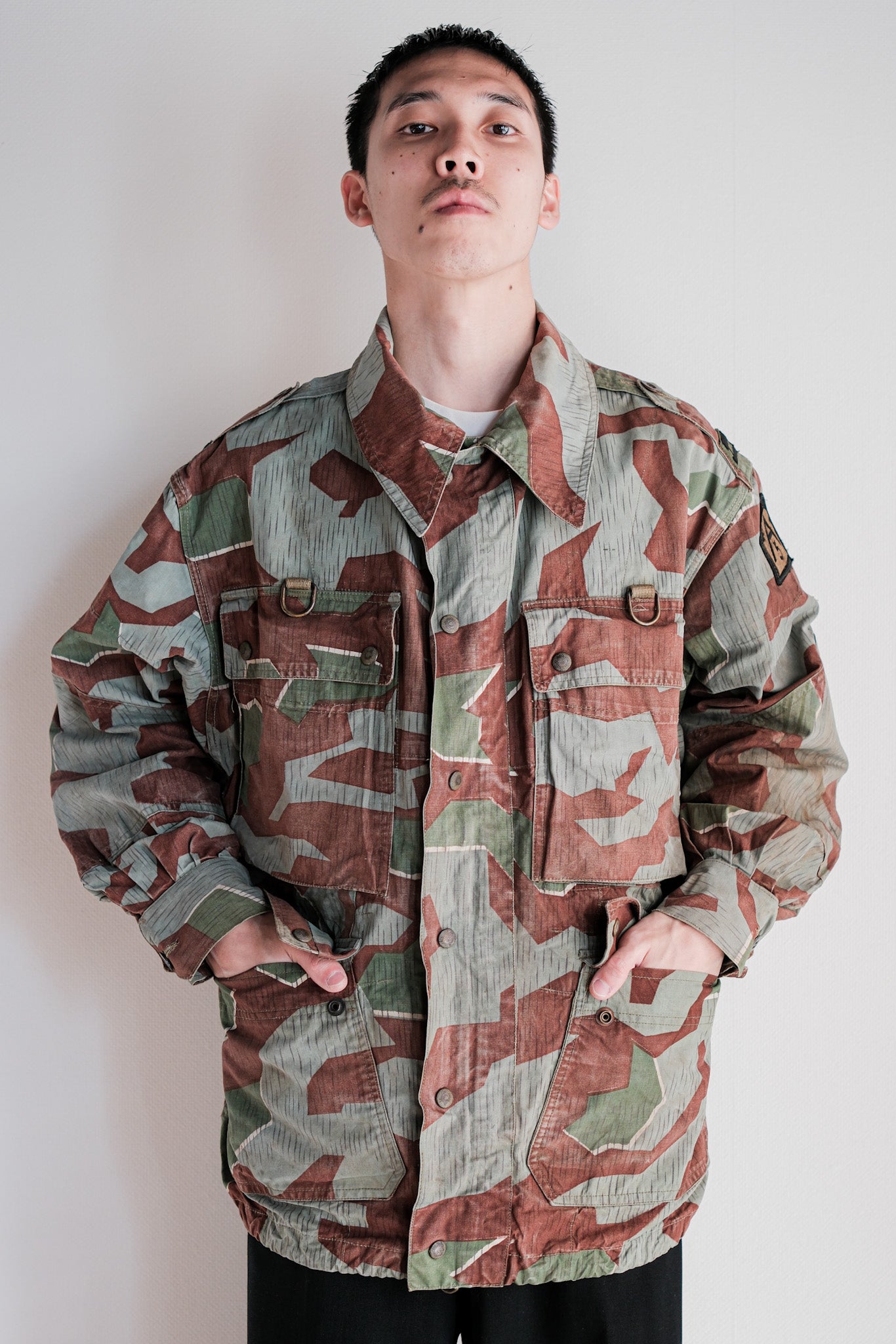 【~50's】German Army Splinter Camouflage Paratrooper Jacket