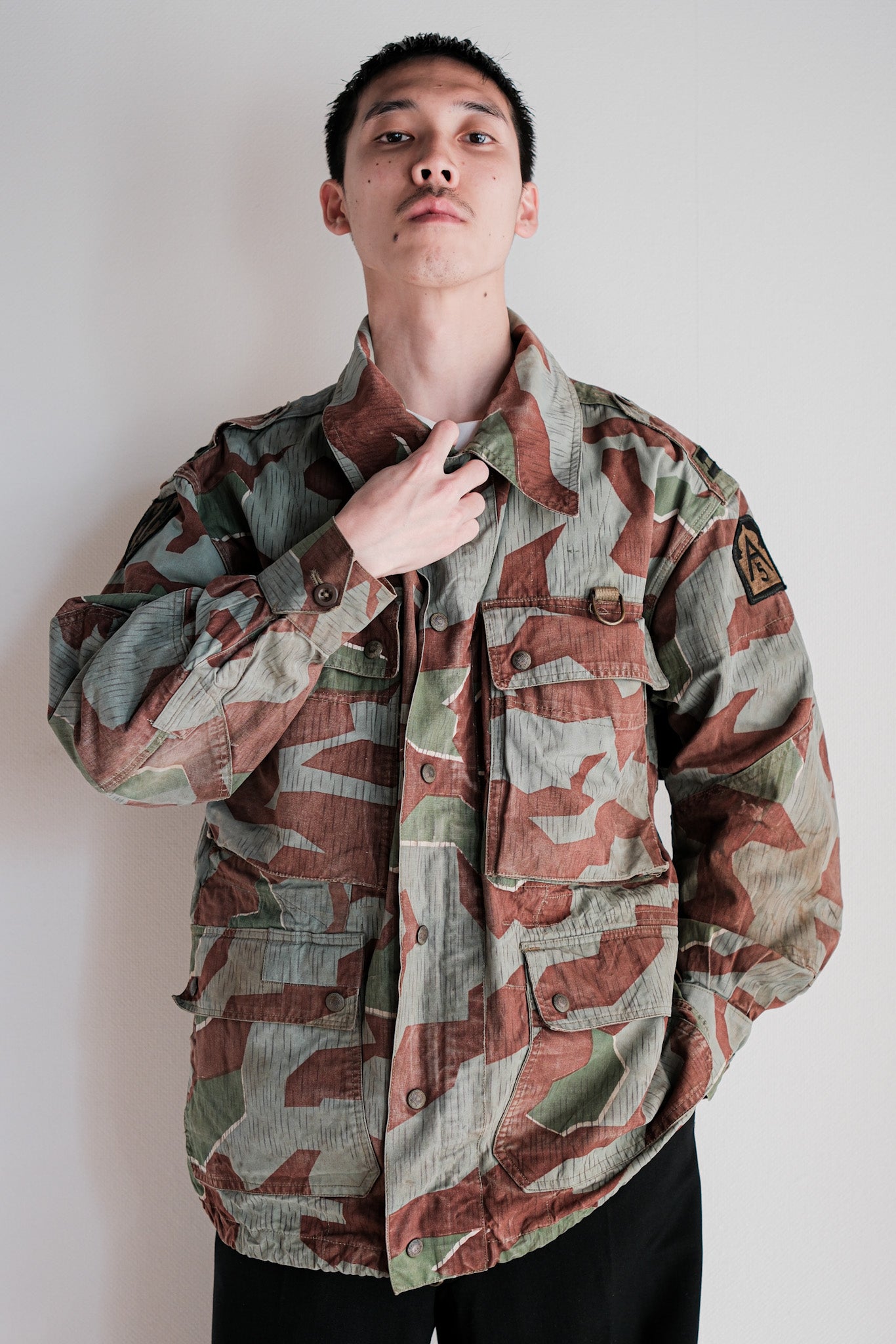 【~50's】German Army Splinter Camouflage Paratrooper Jacket