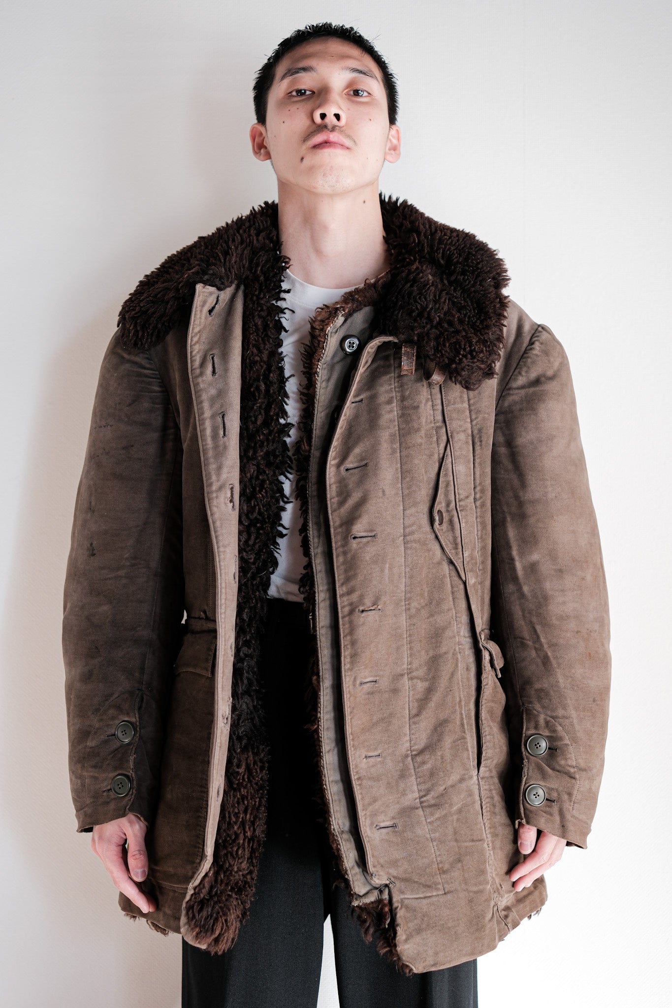 【~40's】WWⅡ German Air Force Winter Flight Jacket "Luftwaffe"