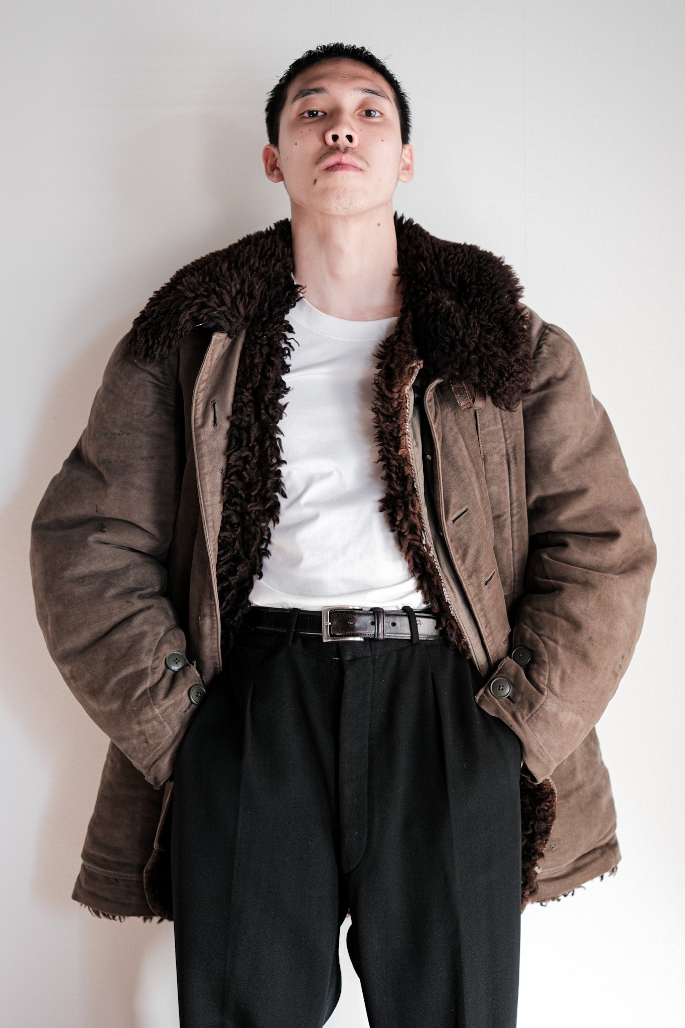 【~40's】WWⅡ German Air Force Winter Flight Jacket "Luftwaffe"