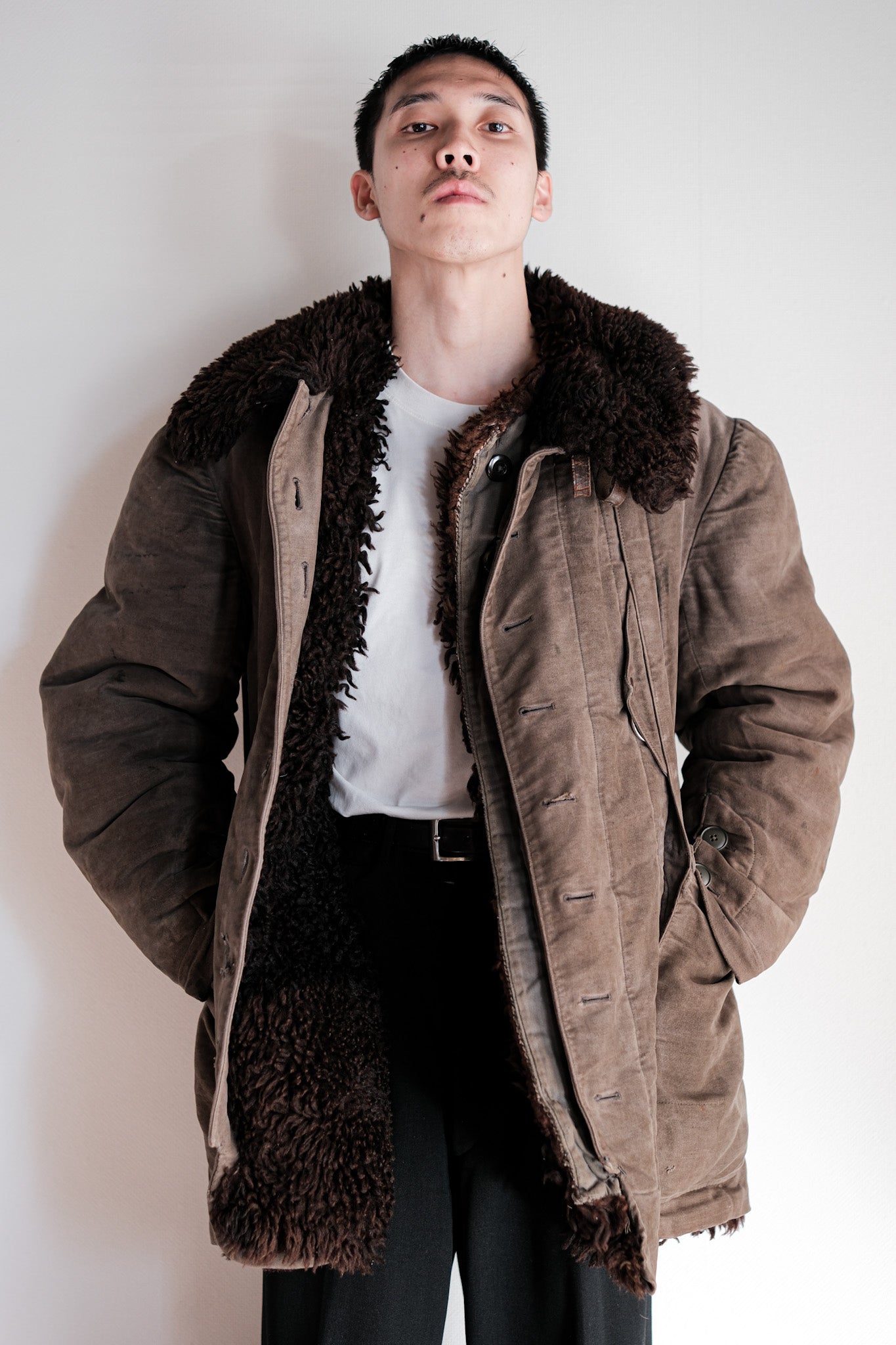 【~40's】WWⅡ German Air Force Winter Flight Jacket "Luftwaffe"