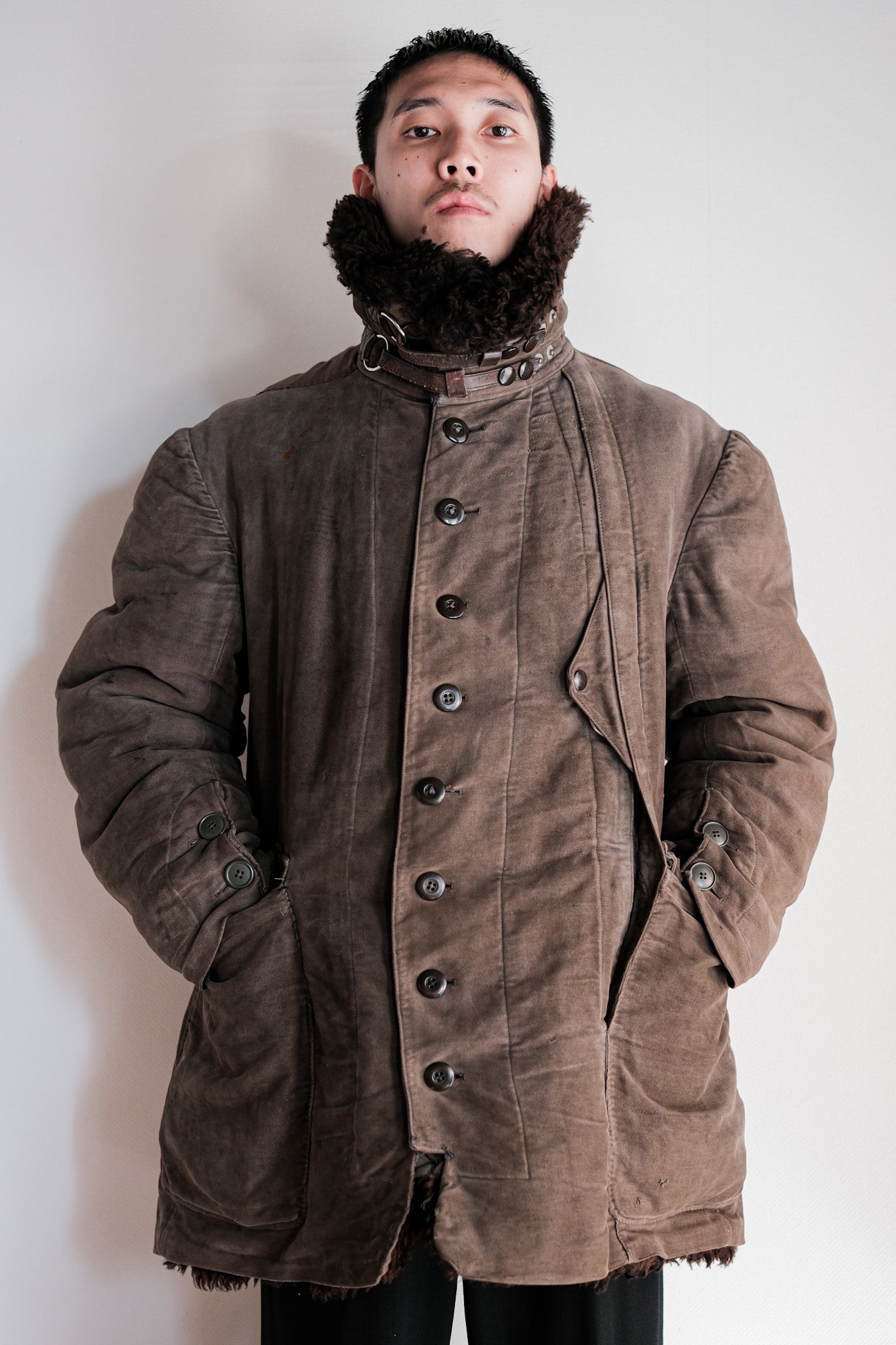 【~40's】WWⅡ German Air Force Winter Flight Jacket "Luftwaffe"