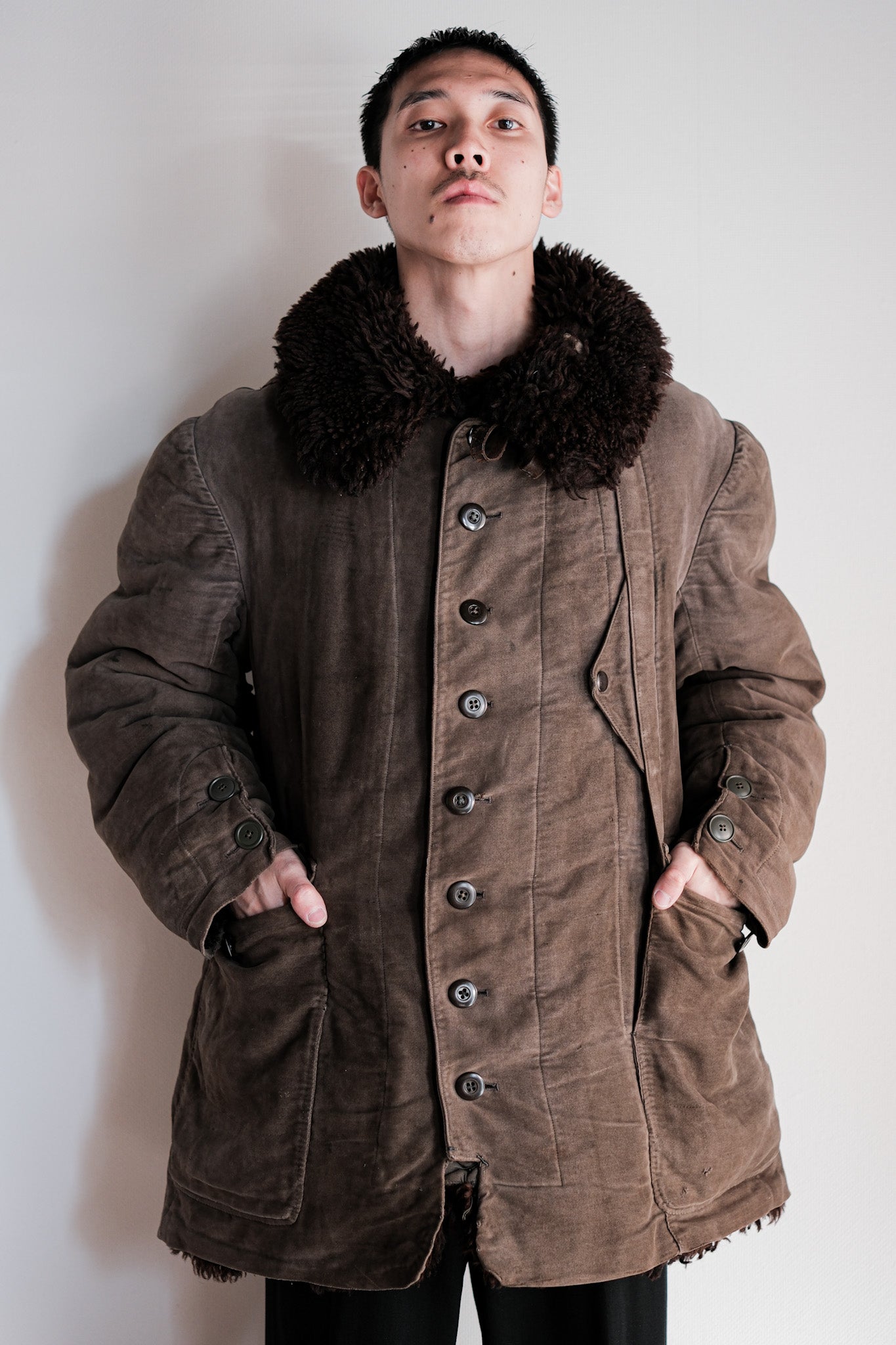 【~40's】WWⅡ German Air Force Winter Flight Jacket "Luftwaffe"