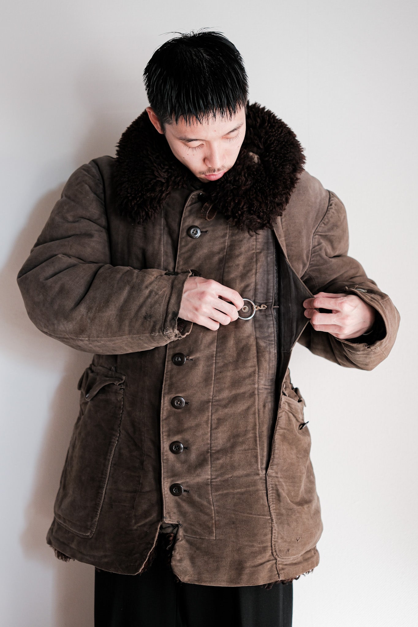 【~40's】WWⅡ German Air Force Winter Flight Jacket "Luftwaffe"