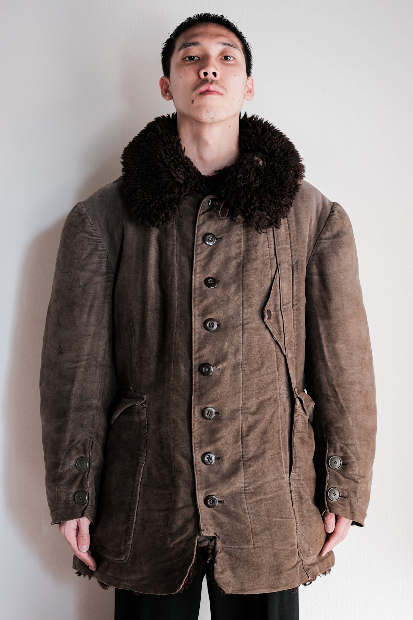 【~40's】WWⅡ German Air Force Winter Flight Jacket "Luftwaffe"