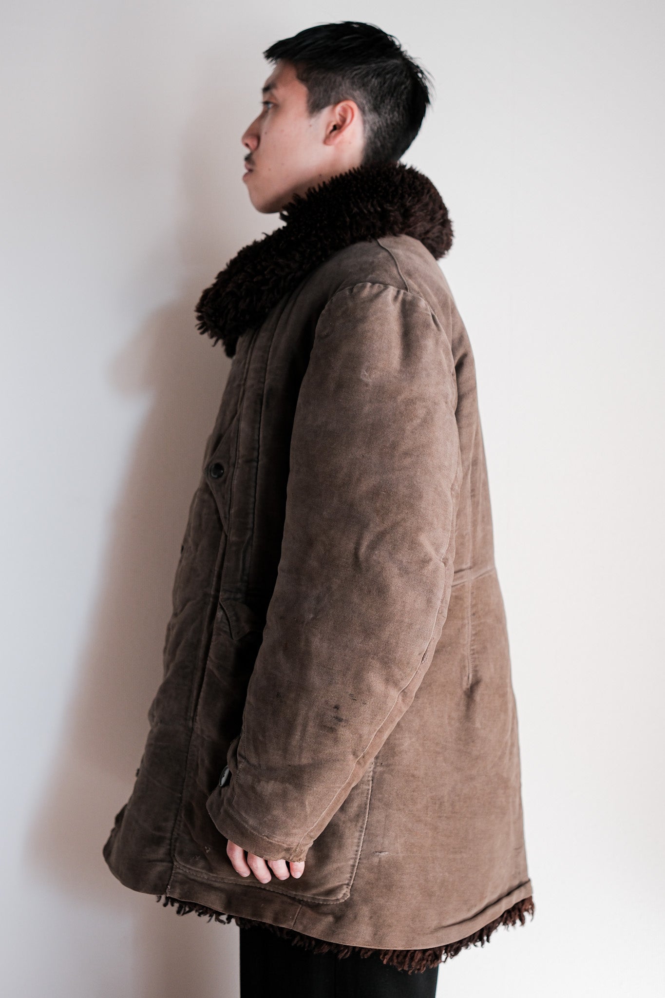 【~40's】WWⅡ German Air Force Winter Flight Jacket "Luftwaffe"