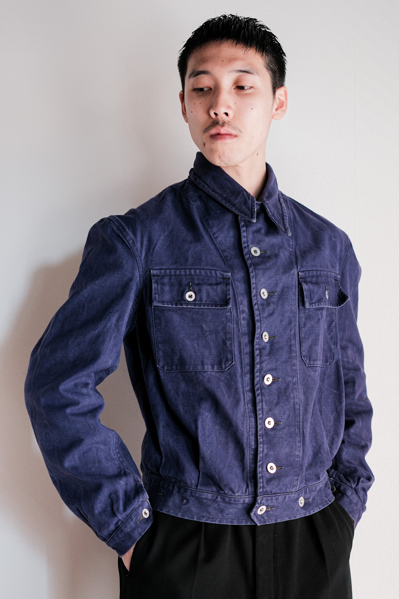 【~40's】French Army M41 Mechanic Jacket