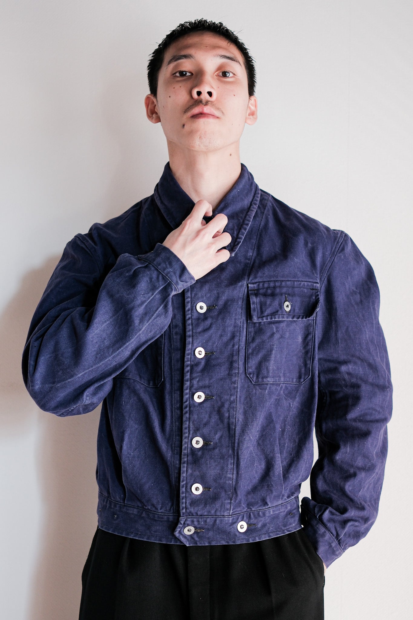 【~40's】French Army M41 Mechanic Jacket