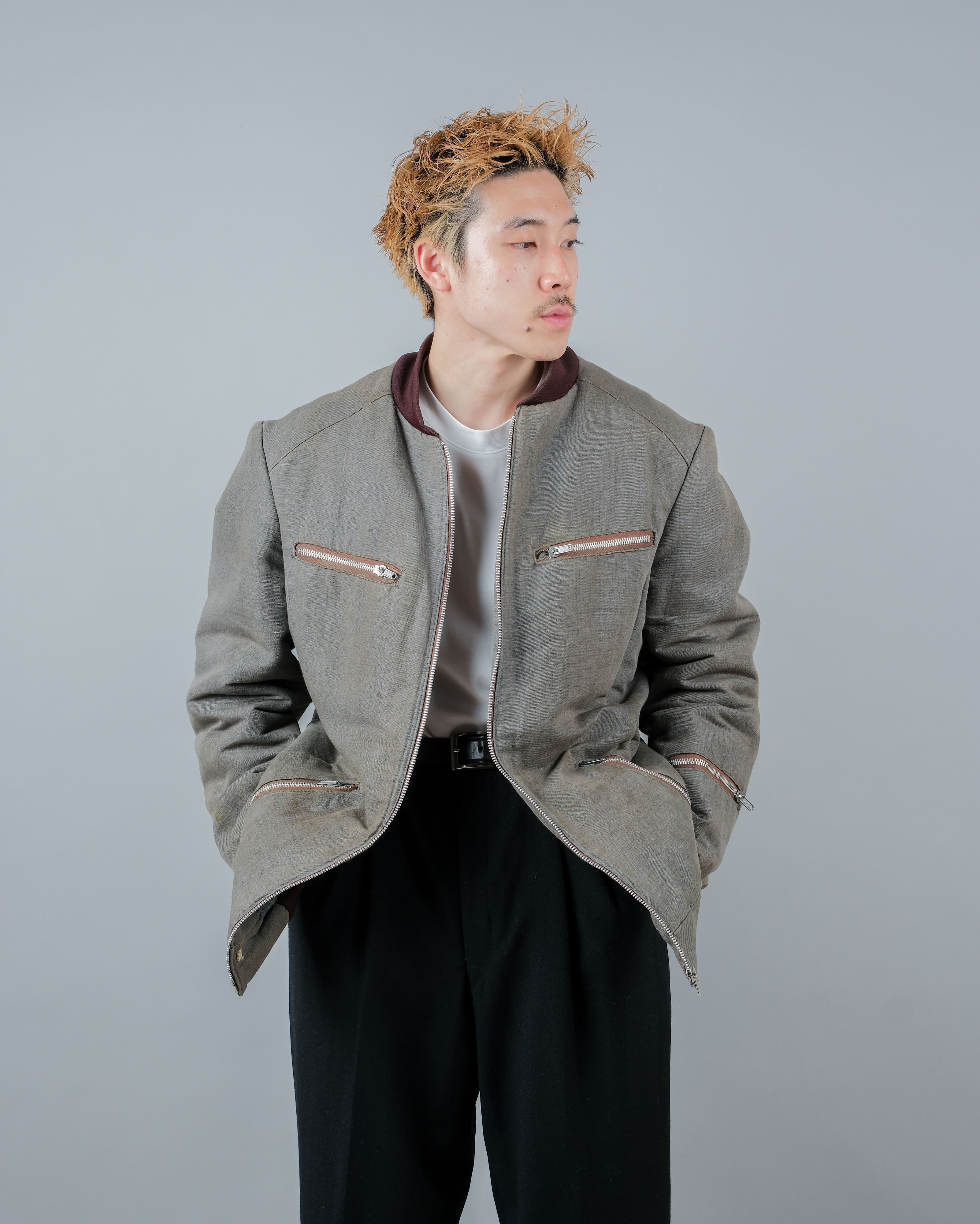 【~80's】Czechoslovakian Vintage Flight Type Winter Jacket