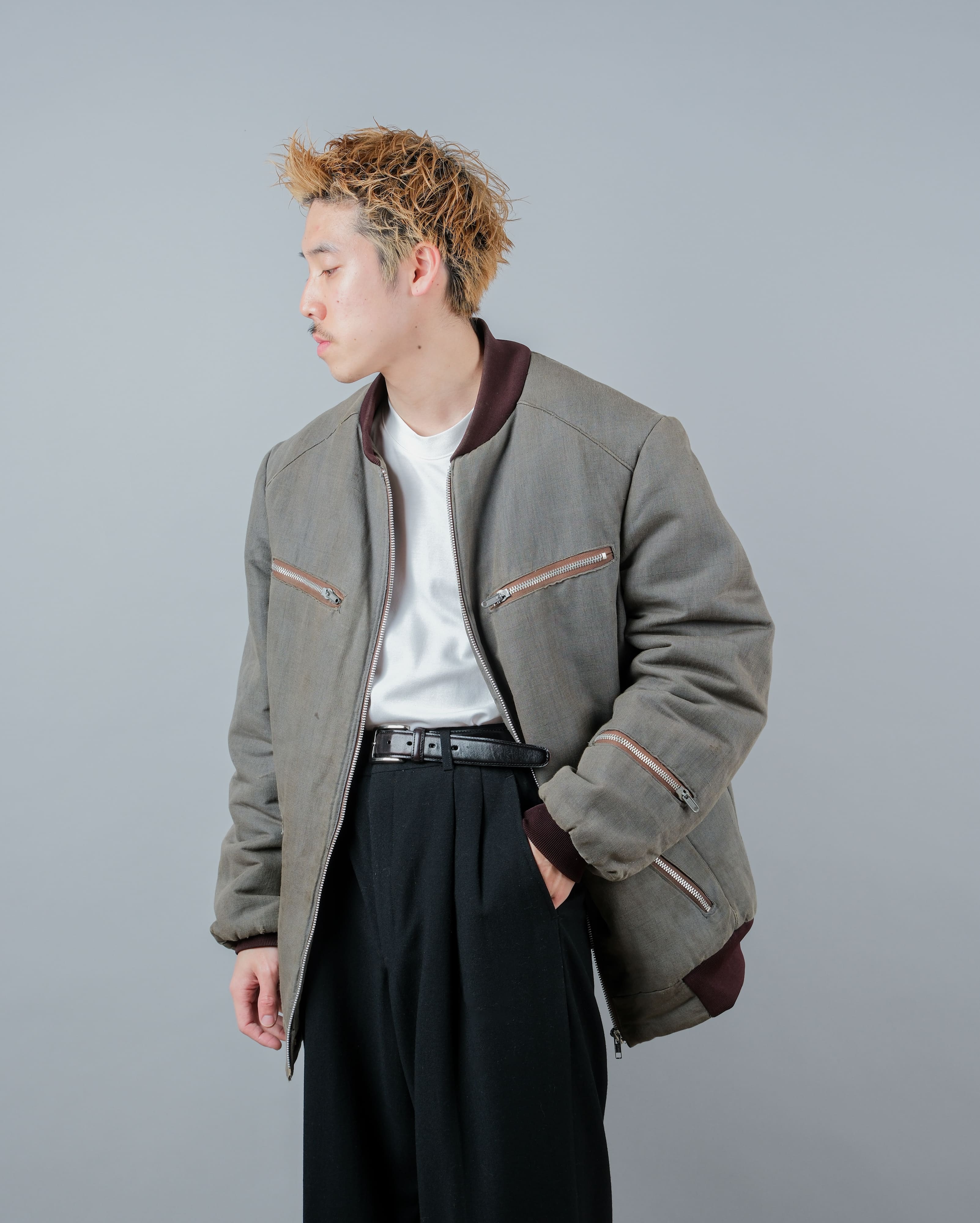 【~80's】Czechoslovakian Vintage Flight Type Winter Jacket