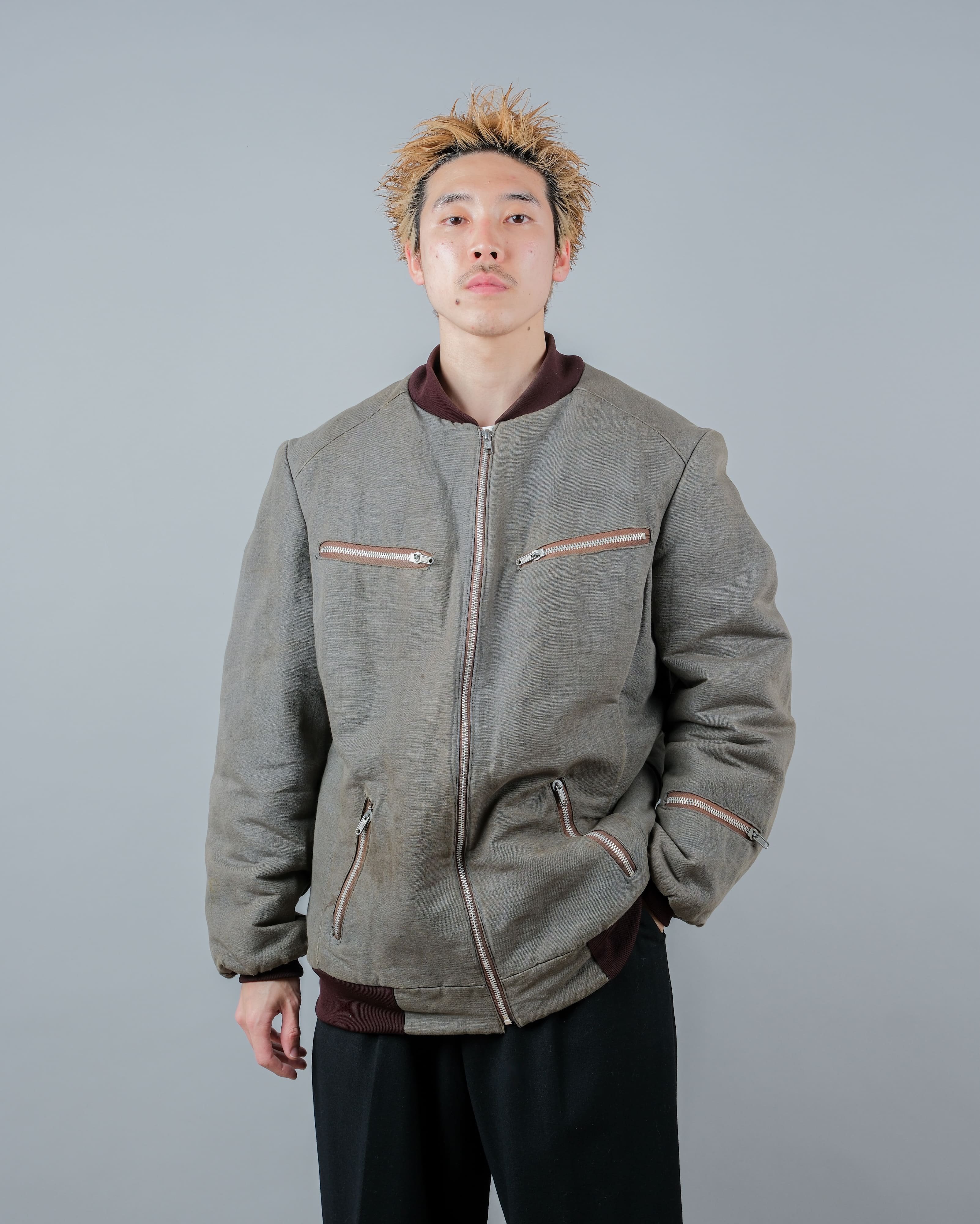 【~80's】Czechoslovakian Vintage Flight Type Winter Jacket