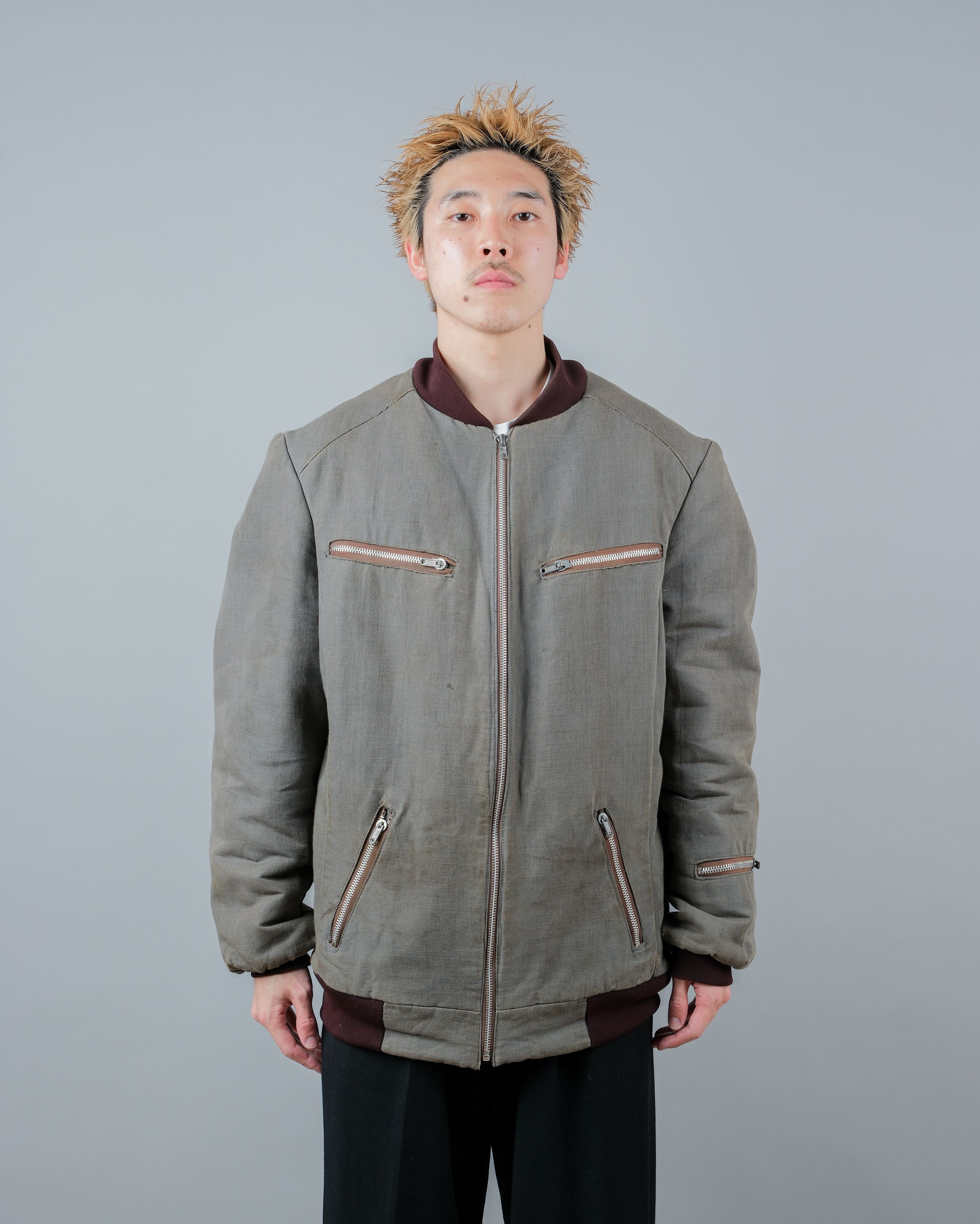 【~80's】Czechoslovakian Vintage Flight Type Winter Jacket