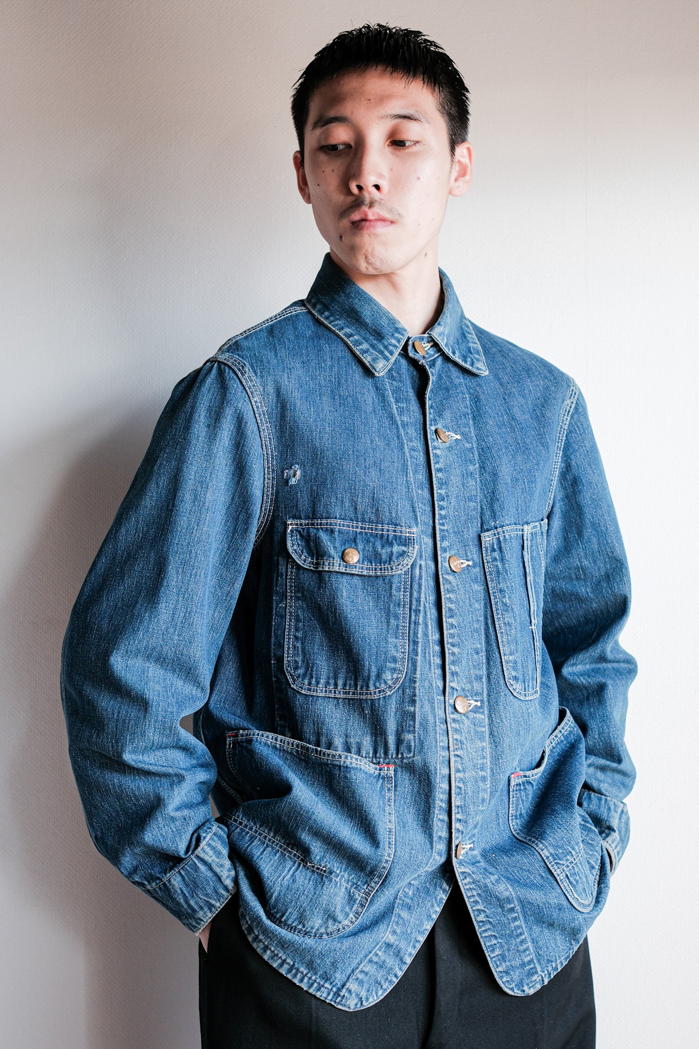 【~50's】American Vintage Denim Coverall "Sanforized"