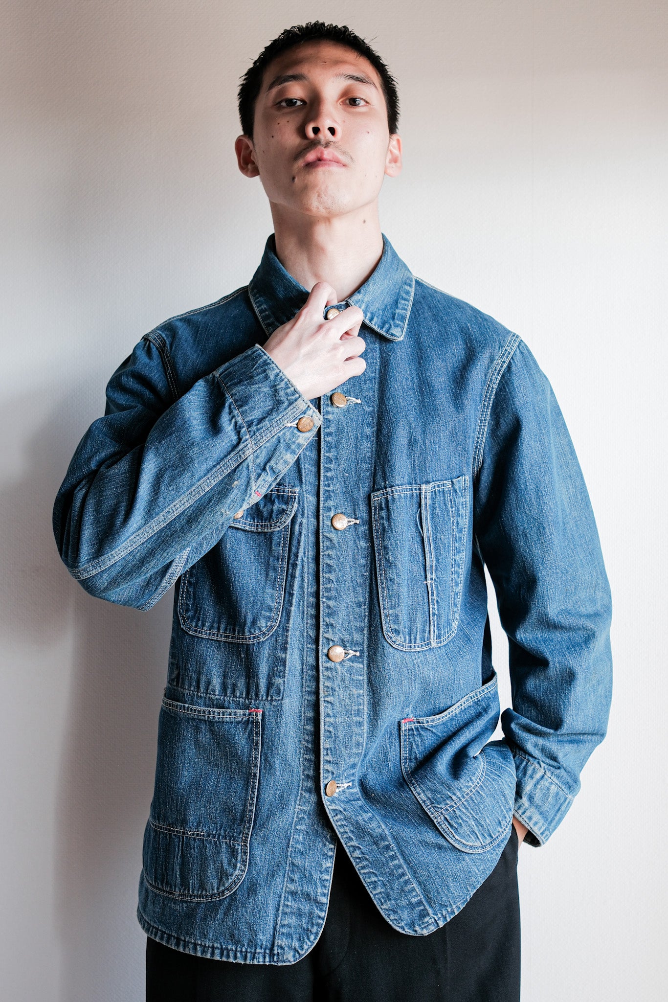 【~50's】American Vintage Denim Coverall "Sanforized"