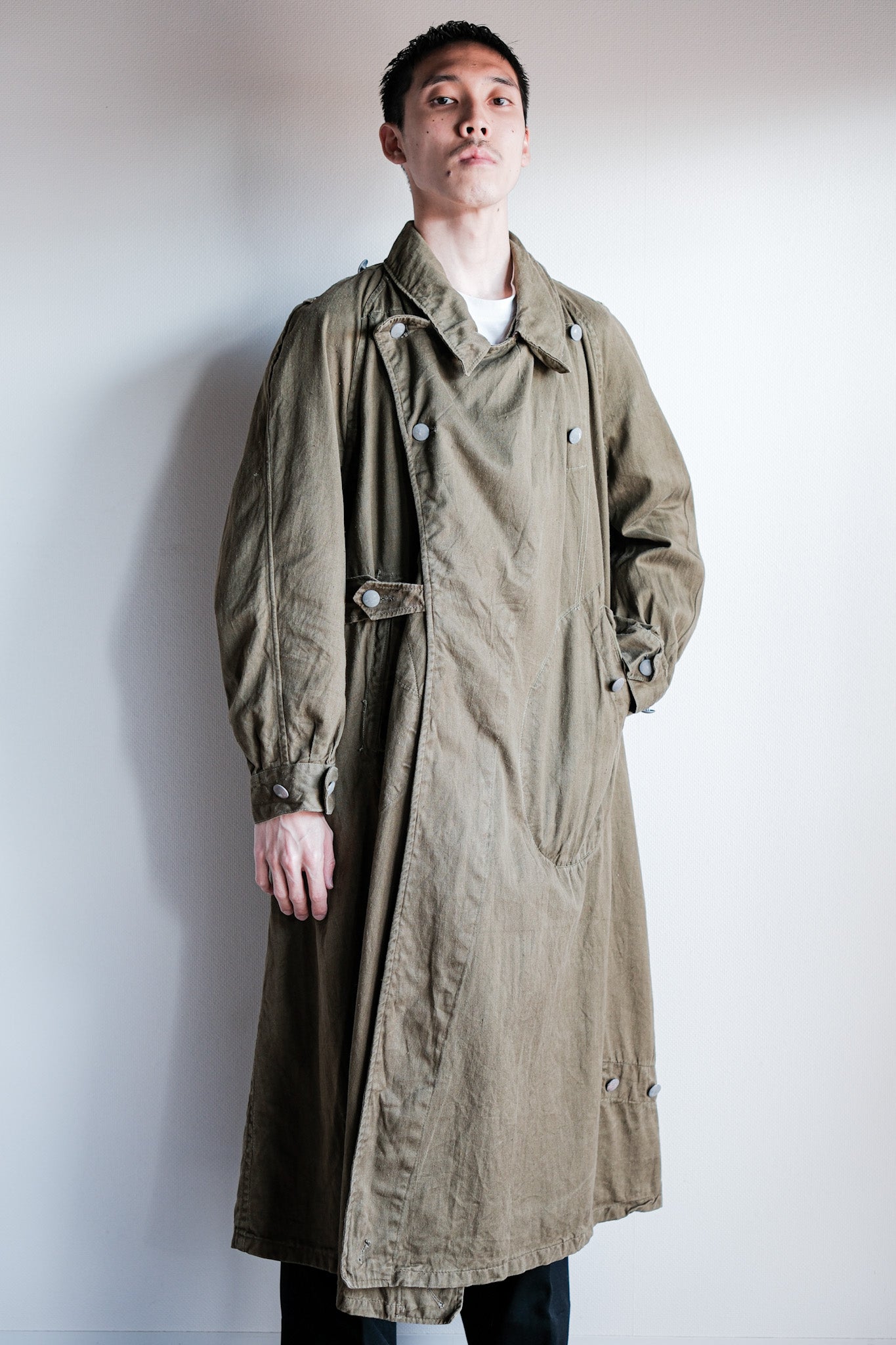 【~40's】WWⅡ German Afrika Korps Tropical Motorcycle Coat "DAK"