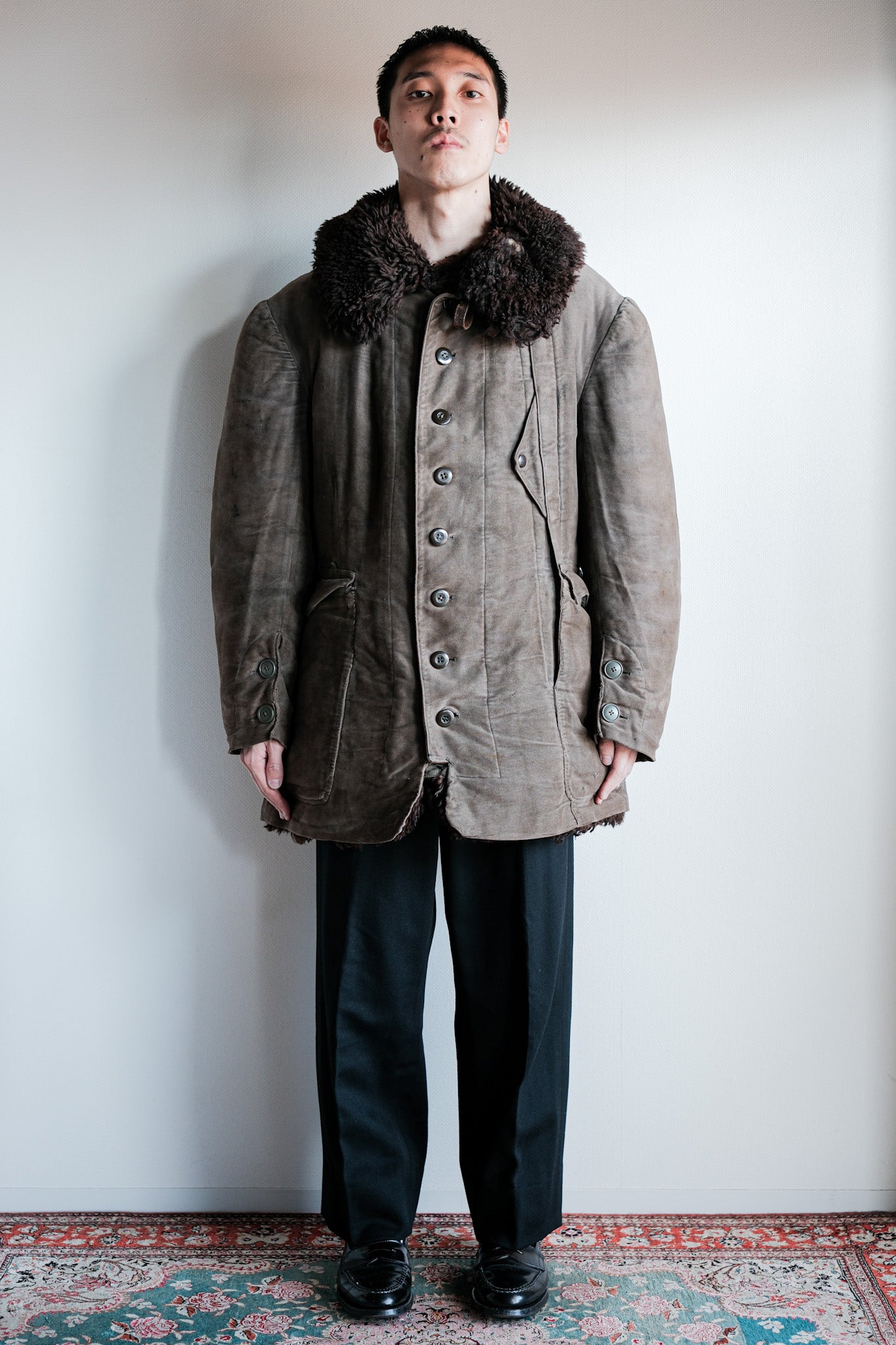 【~40's】WWⅡ German Air Force Winter Flight Jacket "Luftwaffe"