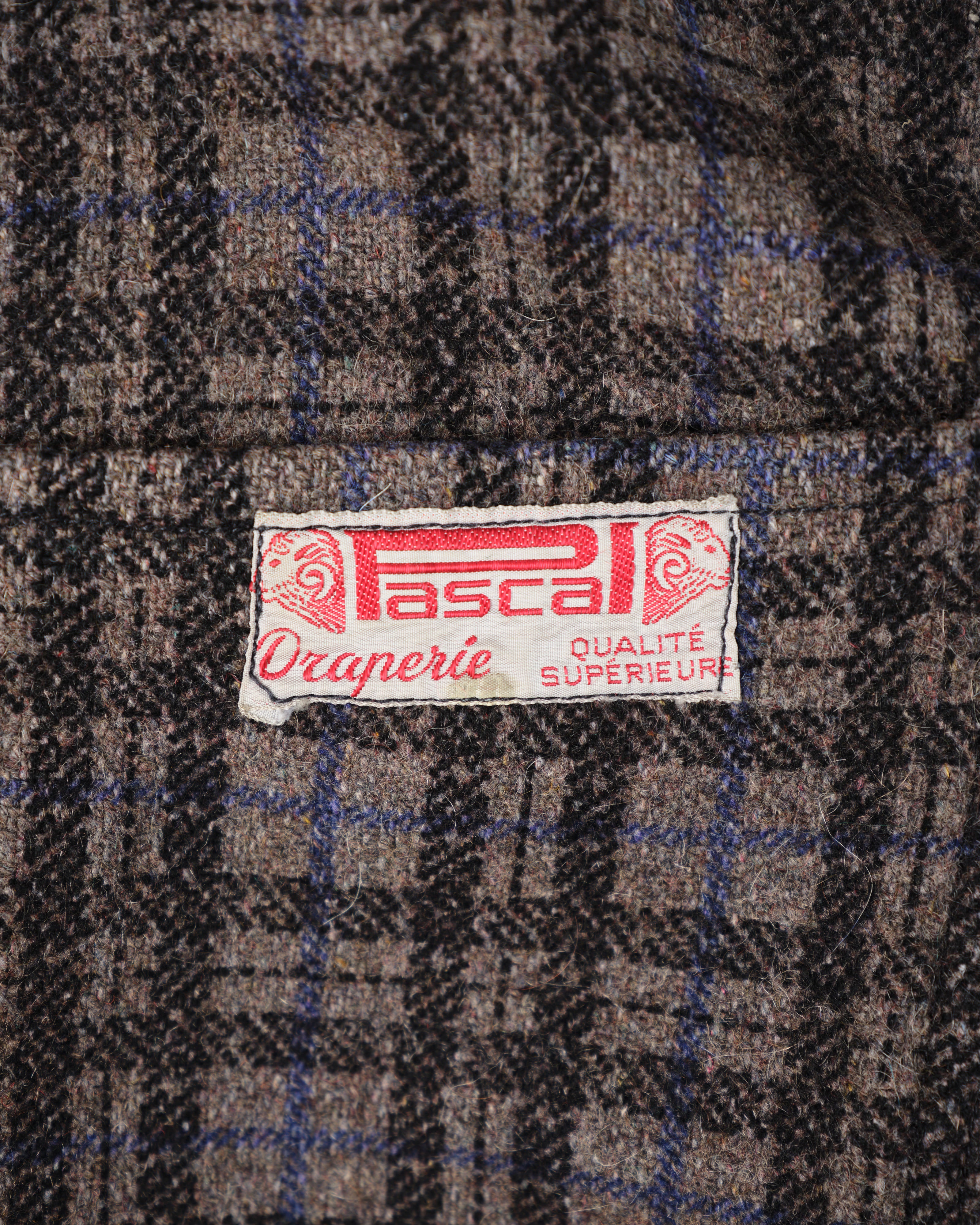 【~50’s】French Vintage Wool Plaid Work Jacket "Pascal"