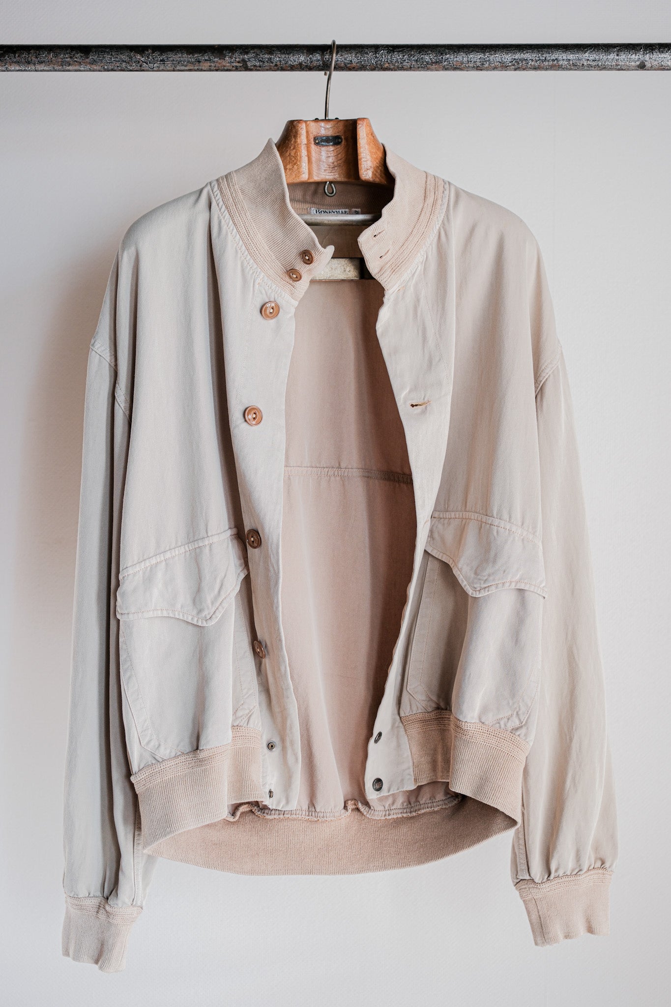 【~80's】Old BONEVILLE Valstarino Type Blouson Size.52