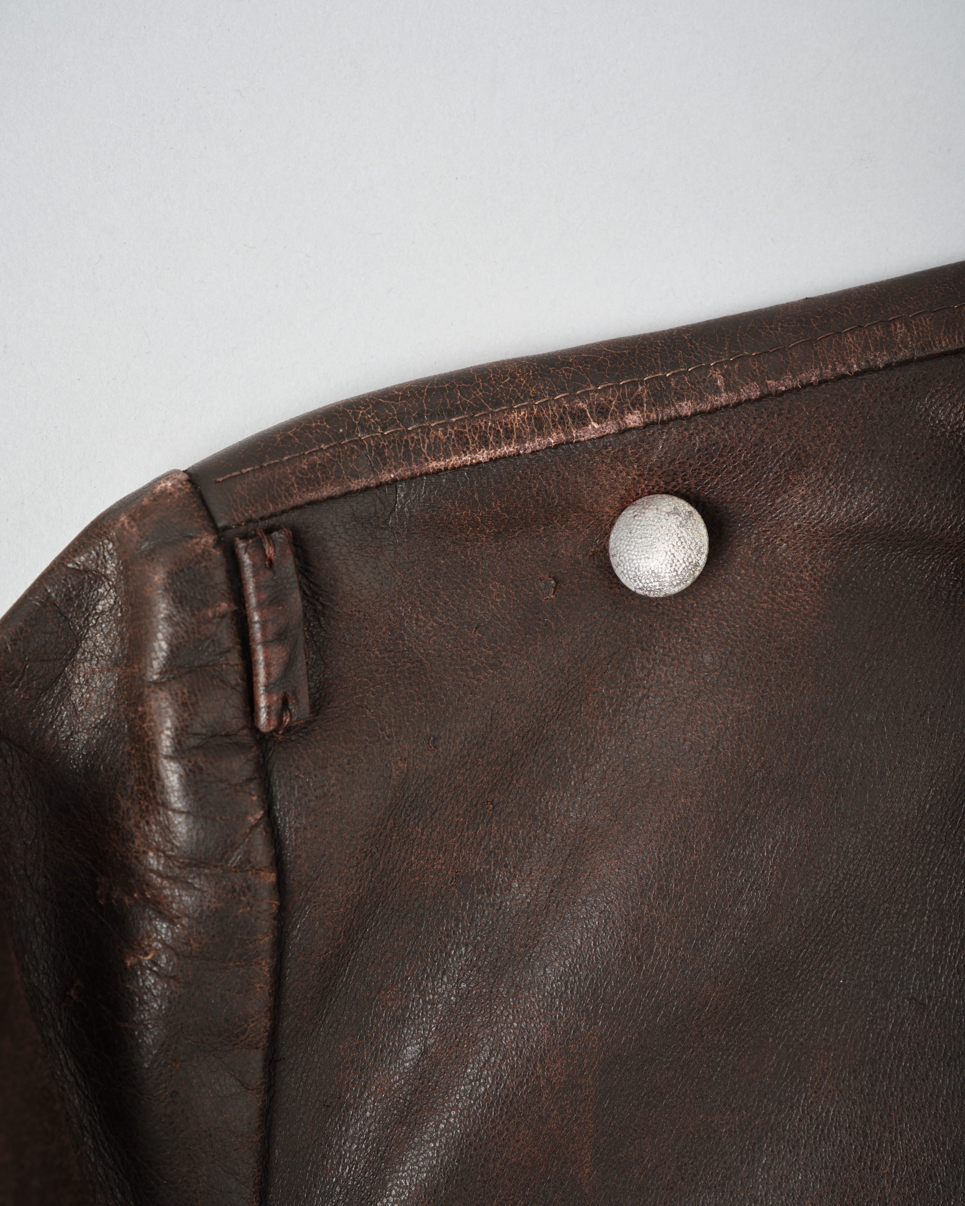 【~40’s】WWII German Air Force Personal Leather Flight Jacket "Luftwaffe"