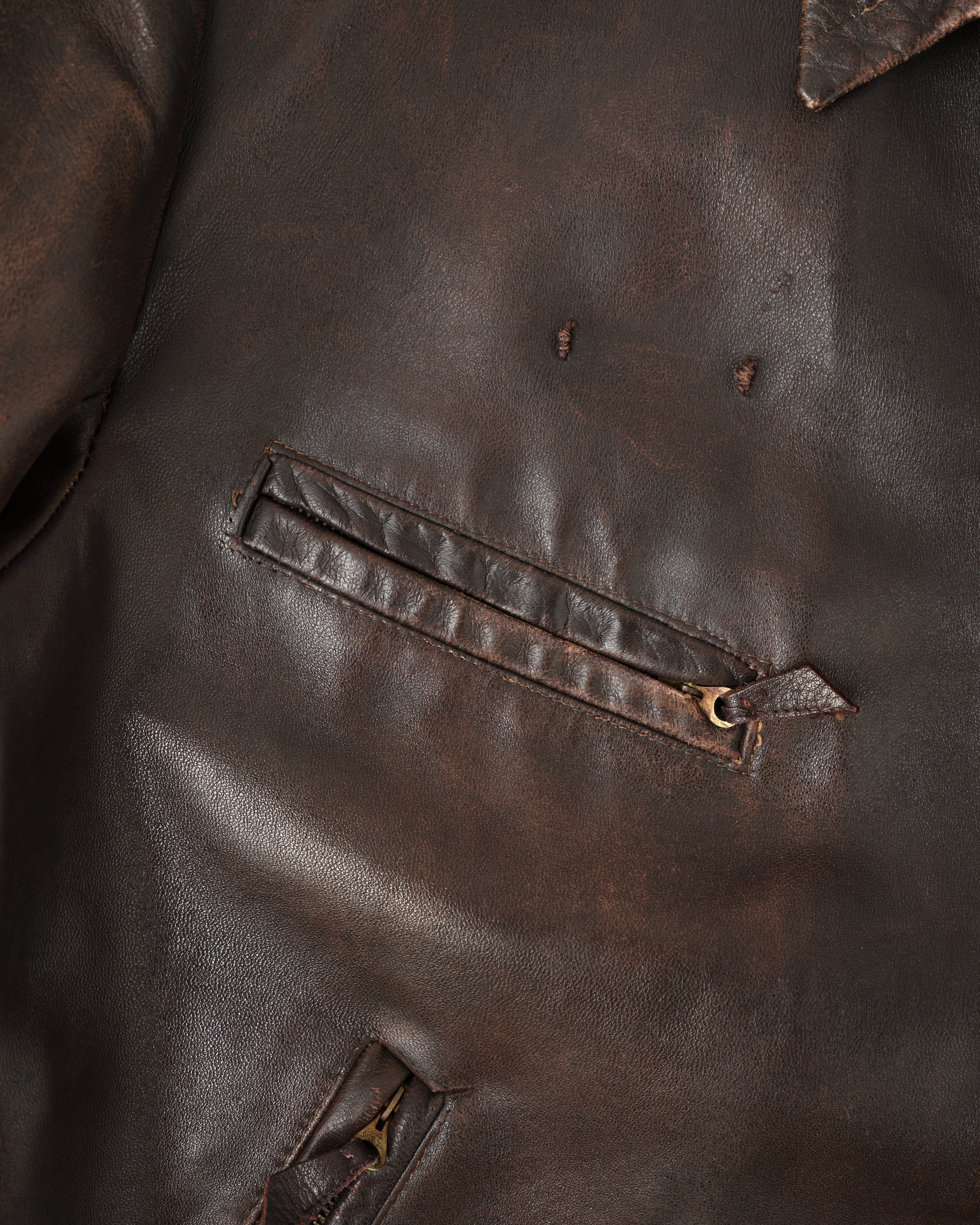 【~40’s】WWII German Air Force Personal Leather Flight Jacket "Luftwaffe"