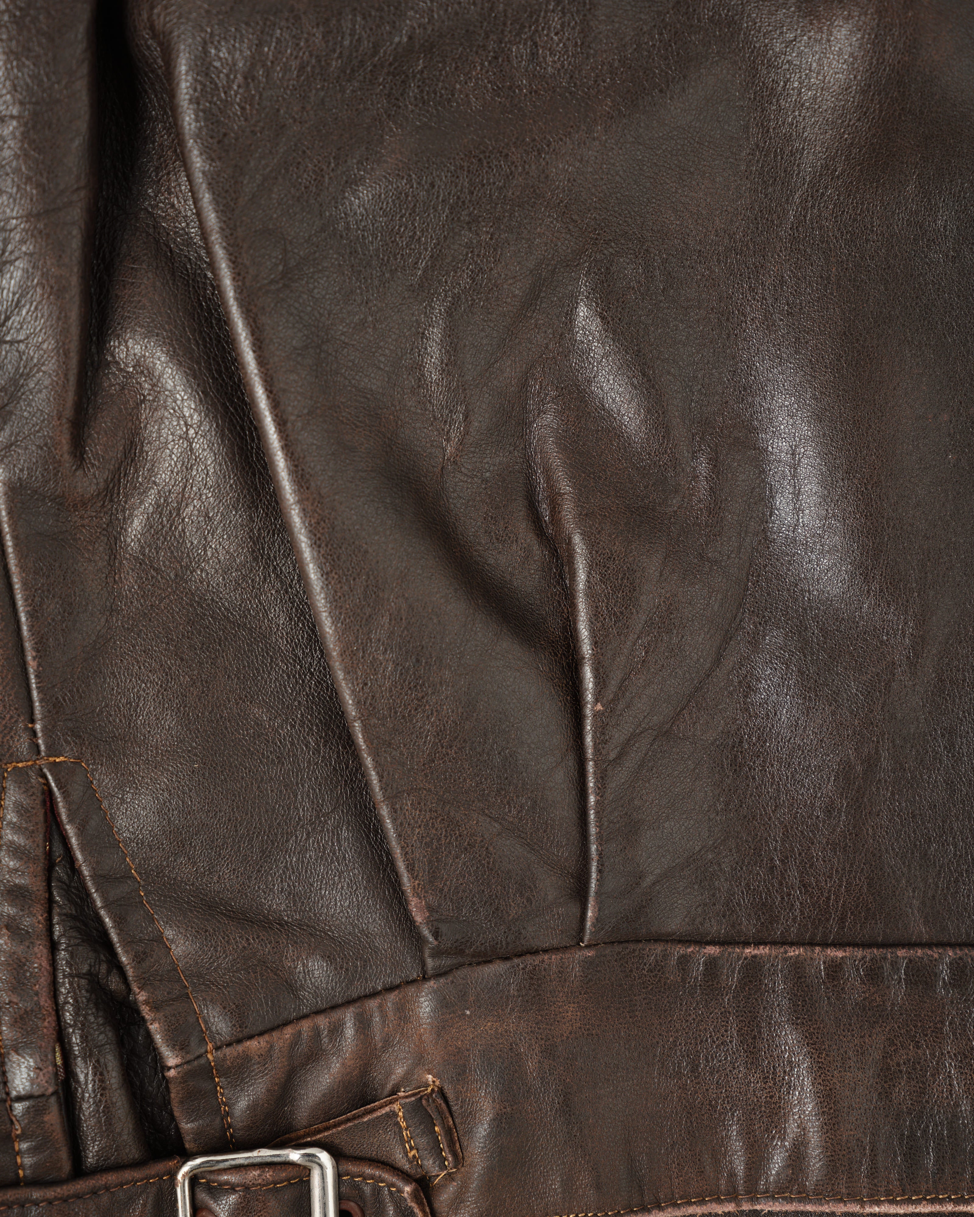 【~40’s】WWII German Air Force Personal Leather Flight Jacket "Luftwaffe"