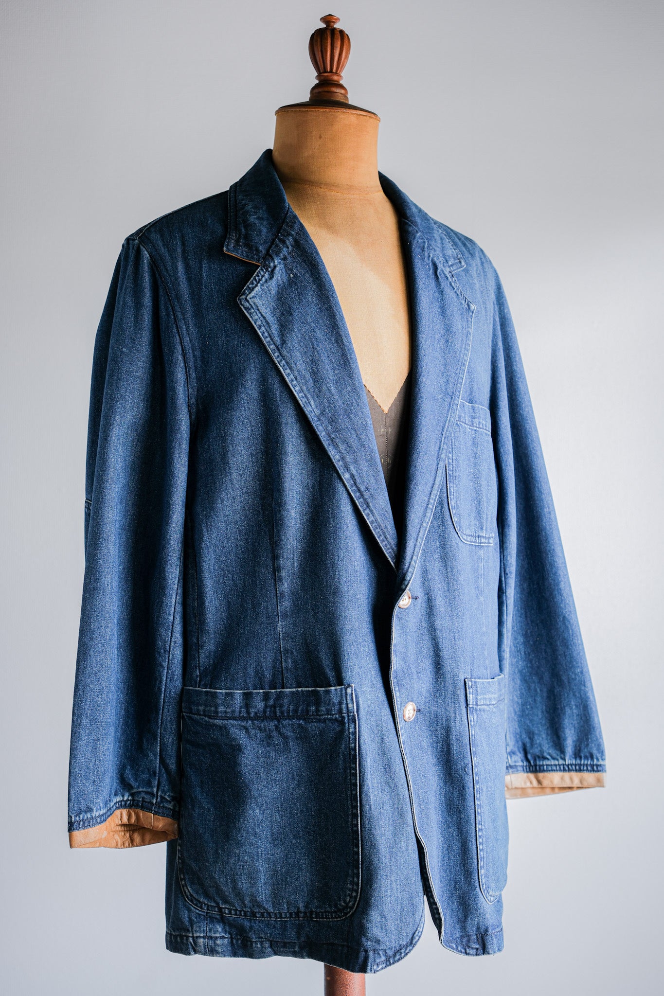 【~90's】Vintage Willis&Geiger High Ridge Lodge Denim Jacket Size.M