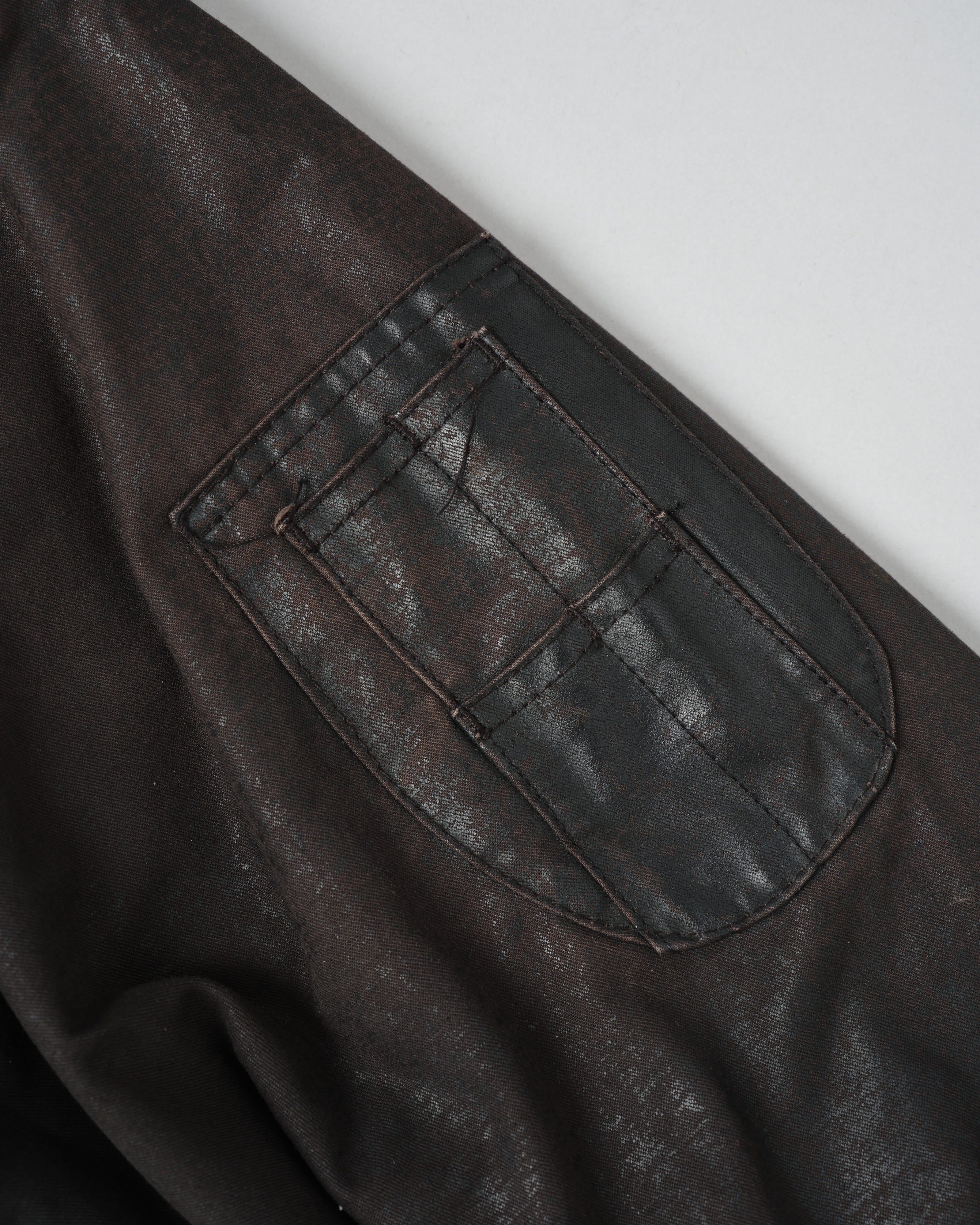 【~80’s】Old GUIDO PELLEGRINI Cotton Polyurethane Flight Type Blouson Size.42