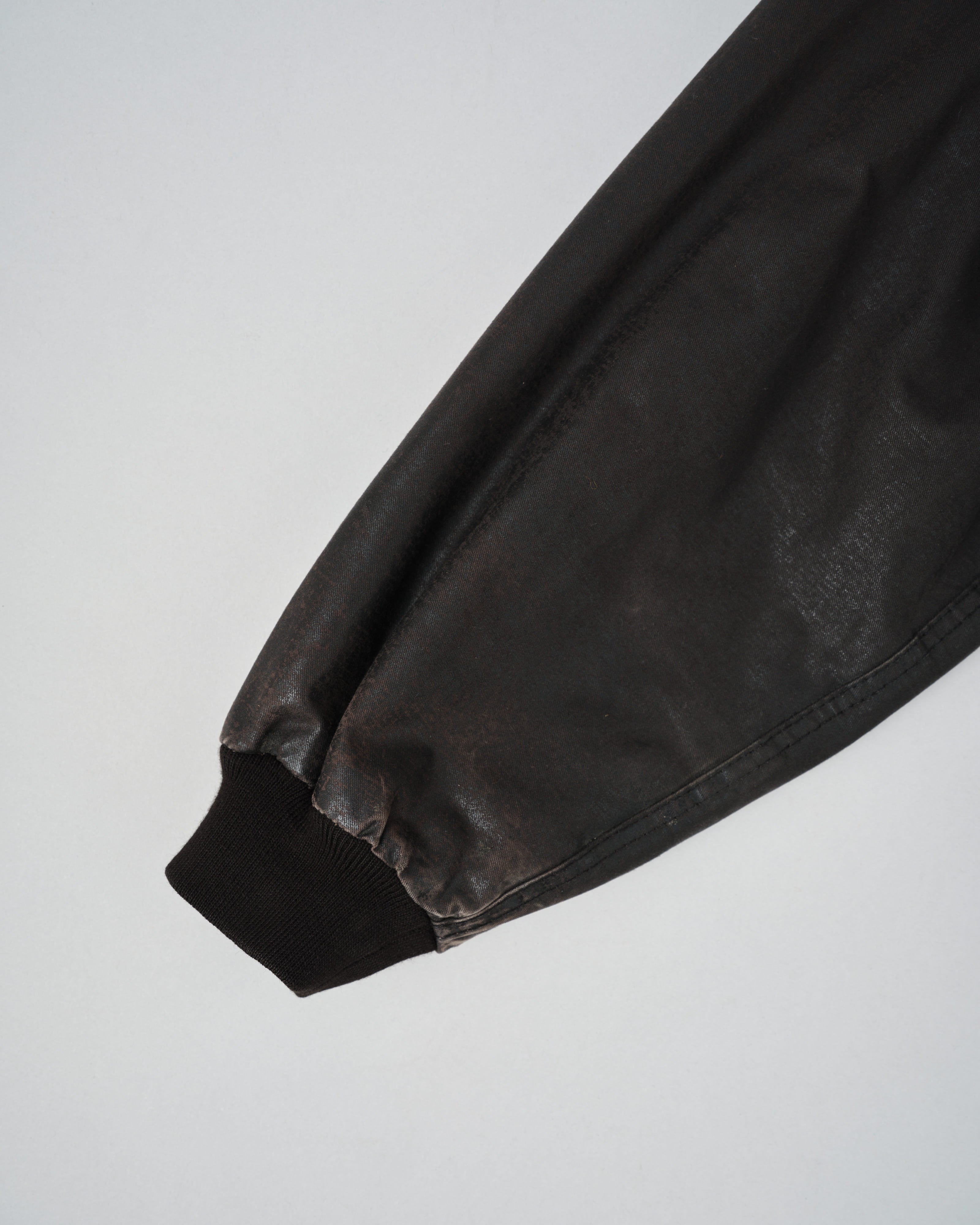 【~80’s】Old GUIDO PELLEGRINI Cotton Polyurethane Flight Type Blouson Size.42