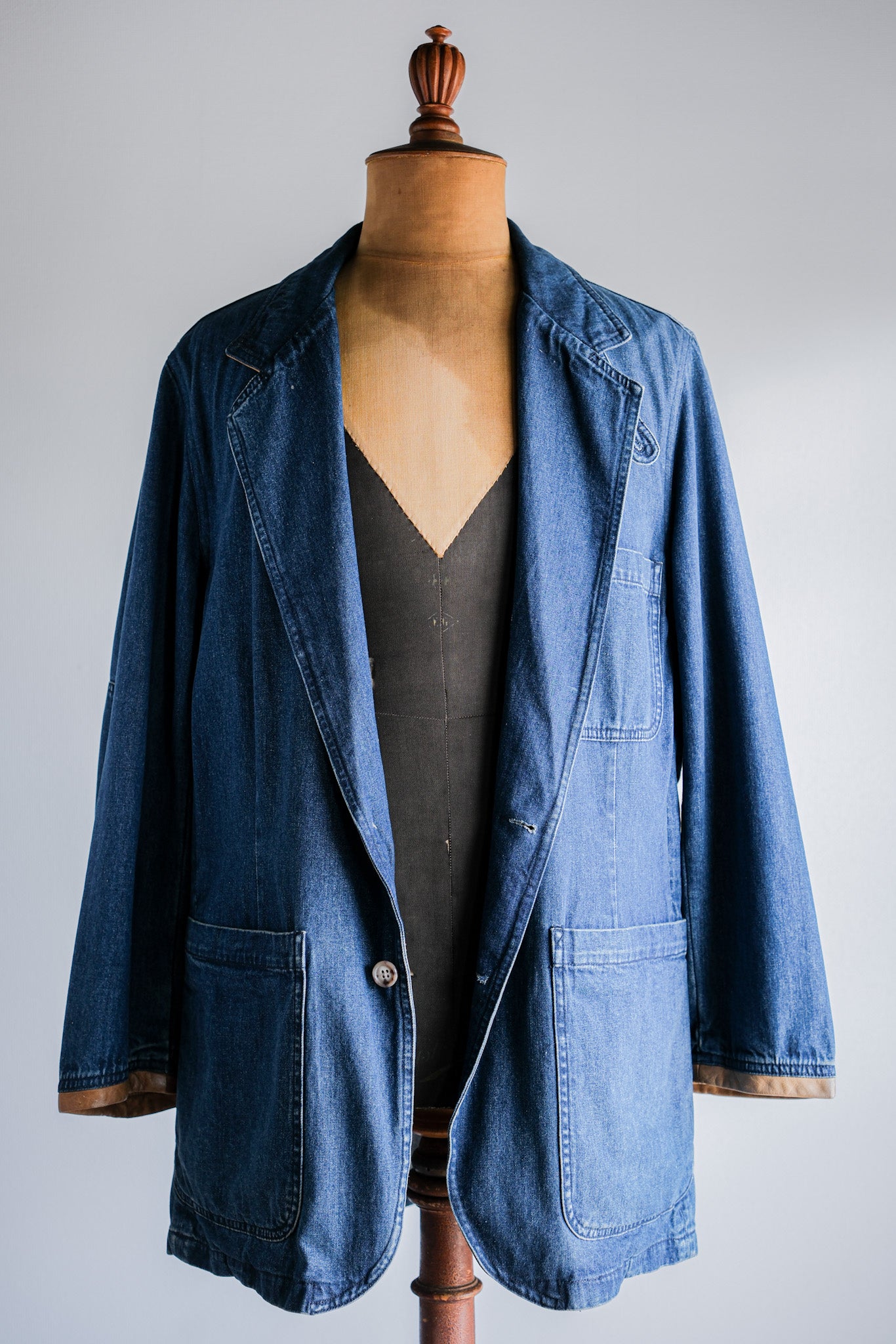 【~90's】Vintage Willis&Geiger High Ridge Lodge Denim Jacket Size.M