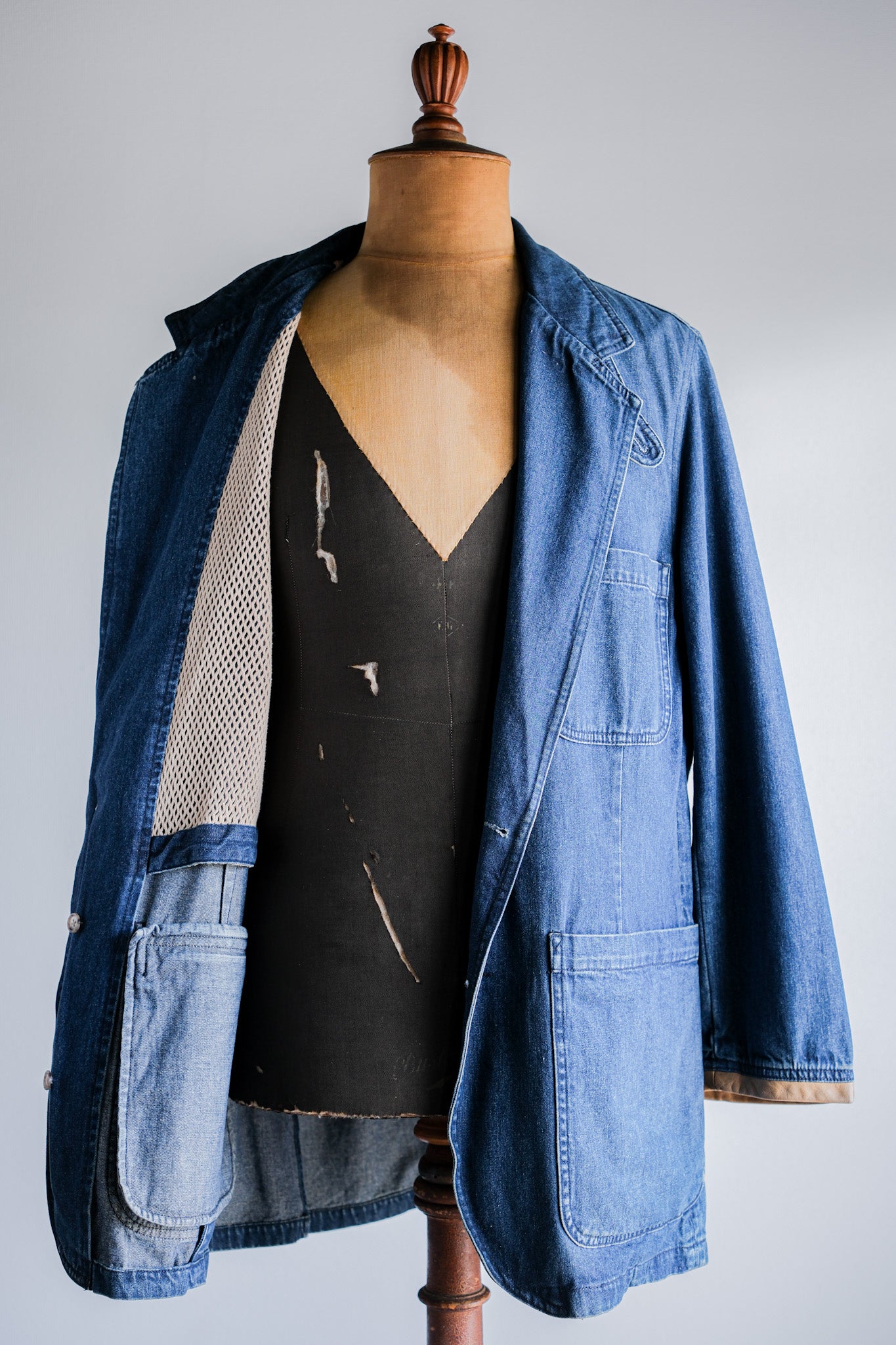 【~90's】Vintage Willis&Geiger High Ridge Lodge Denim Jacket Size.M