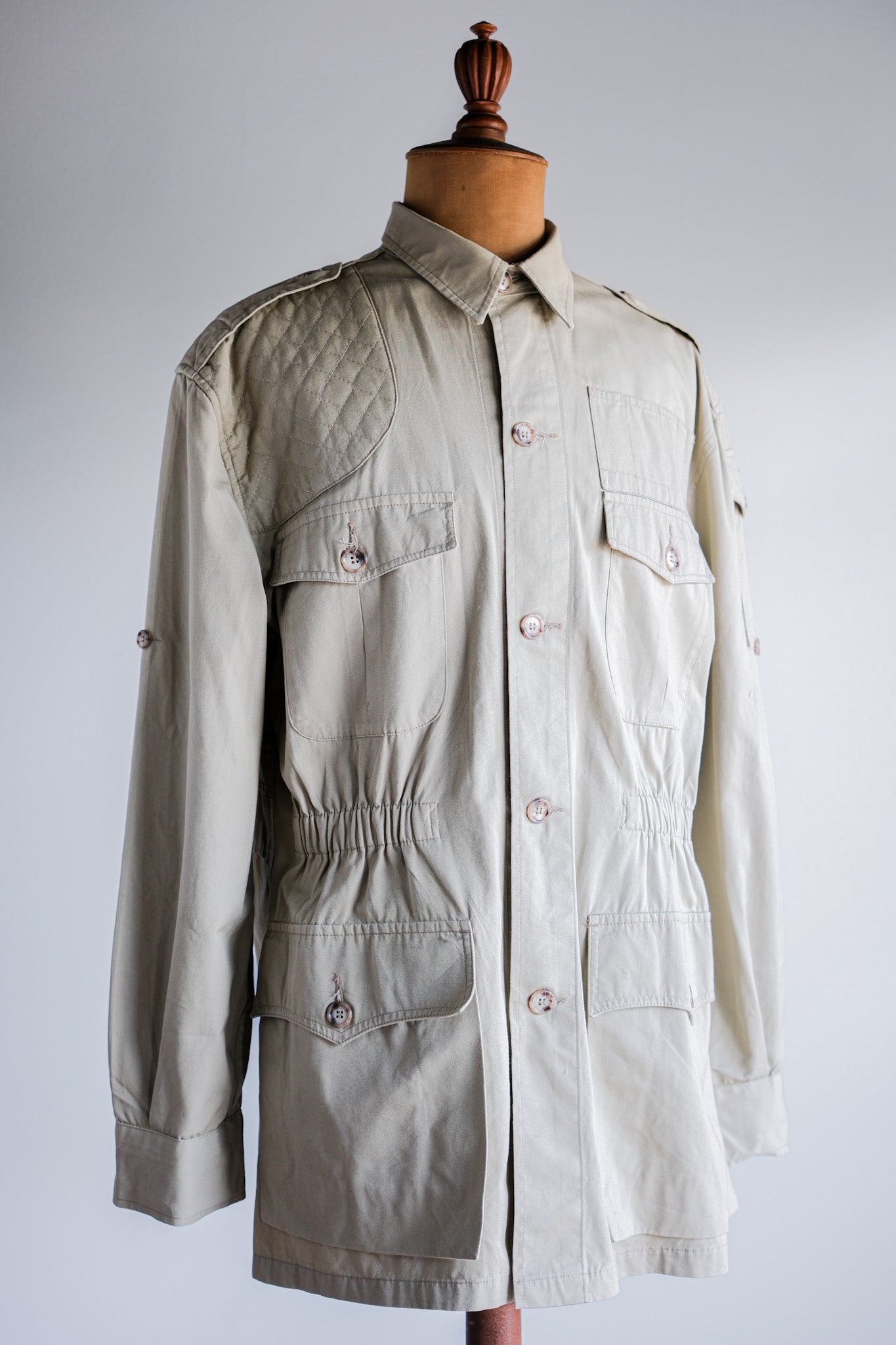 【~90's】Vintage Willis&Geiger Bush Poplin Hemingway Jacket Size.M "Made in U.S.A."