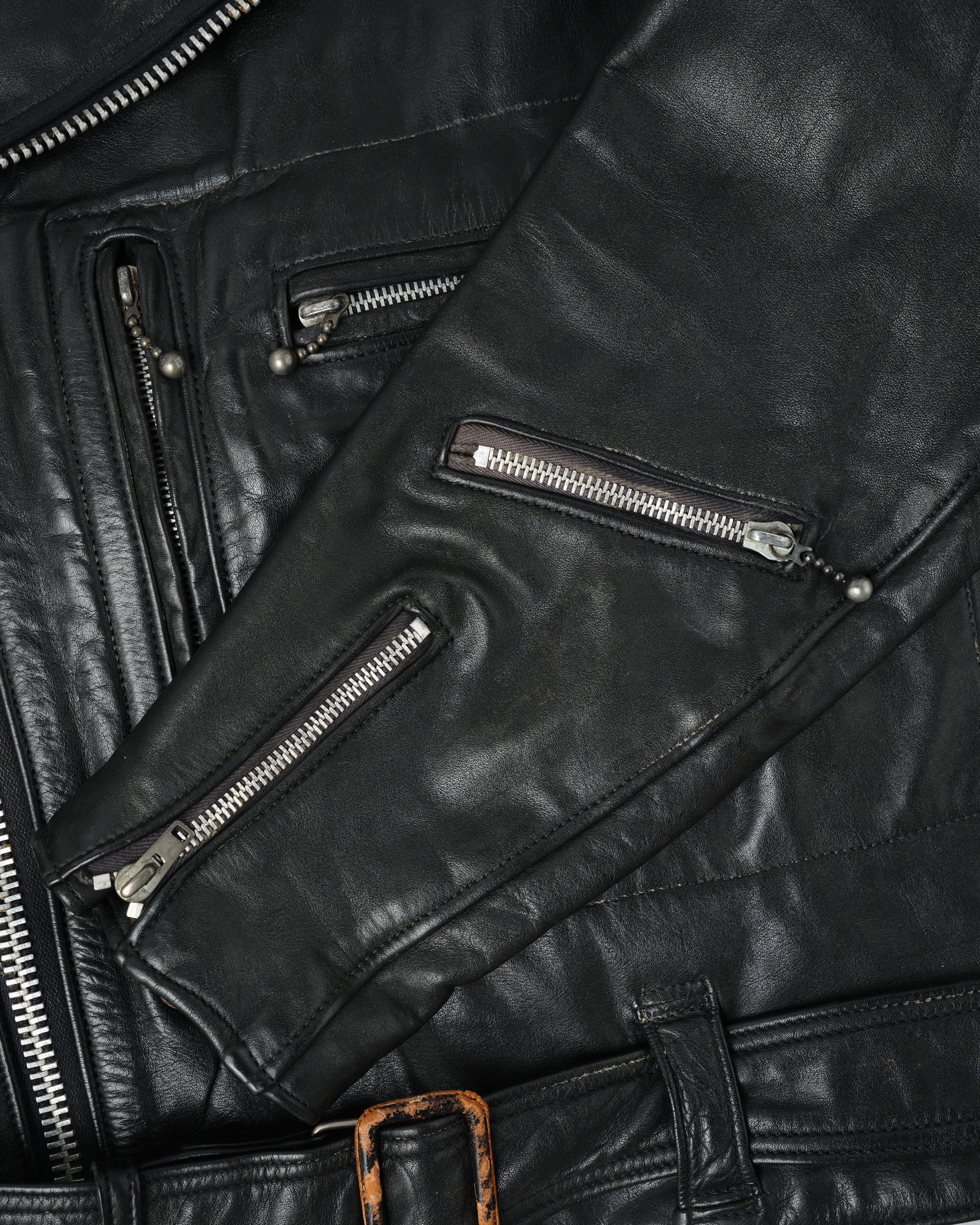 【~70’s】Vintage Lewis Leathers Leather Double Riders Jacket Size.42 "BRONX"