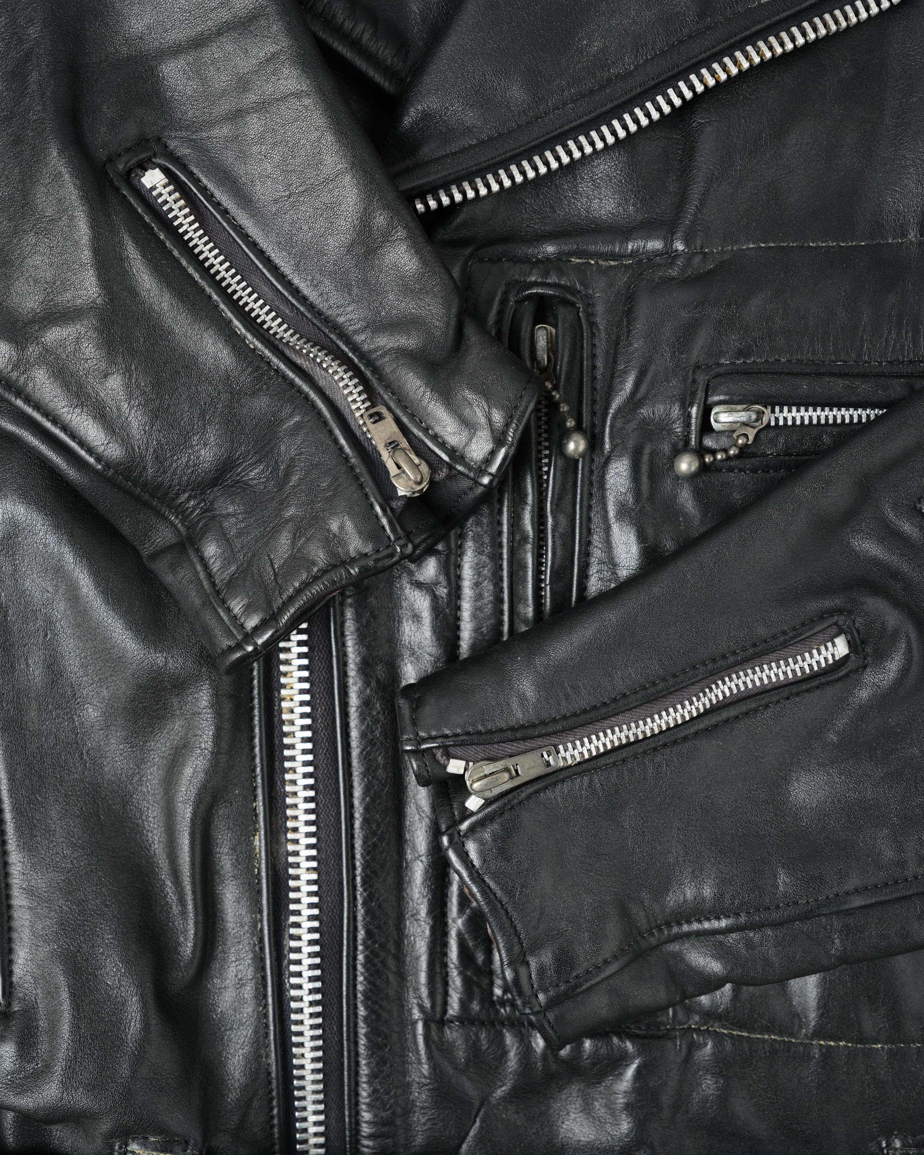 【~70’s】Vintage Lewis Leathers Leather Double Riders Jacket Size.42 "BRONX"