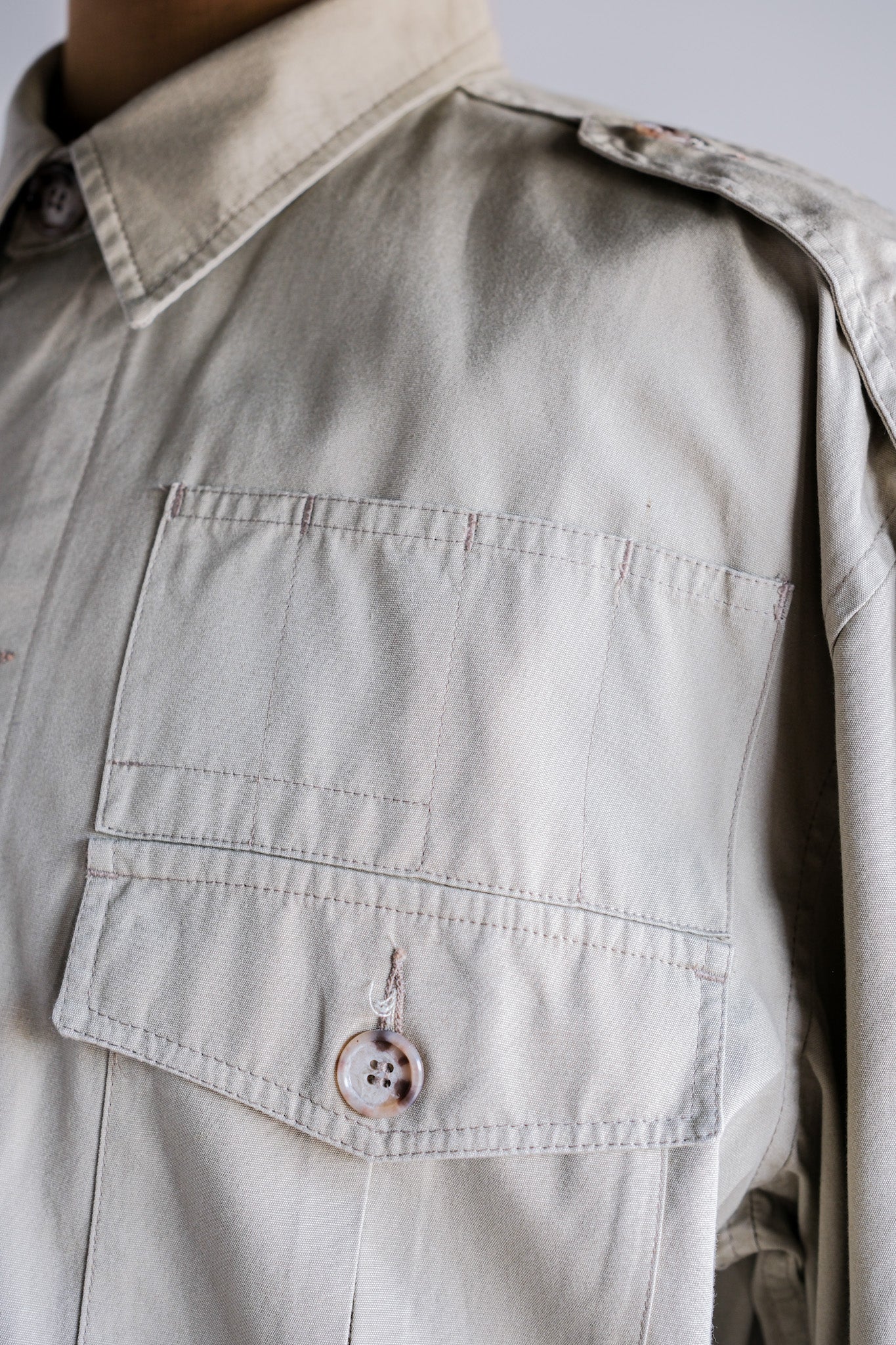 【~90's】Vintage Willis&Geiger Bush Poplin Hemingway Jacket Size.M "Made in U.S.A."