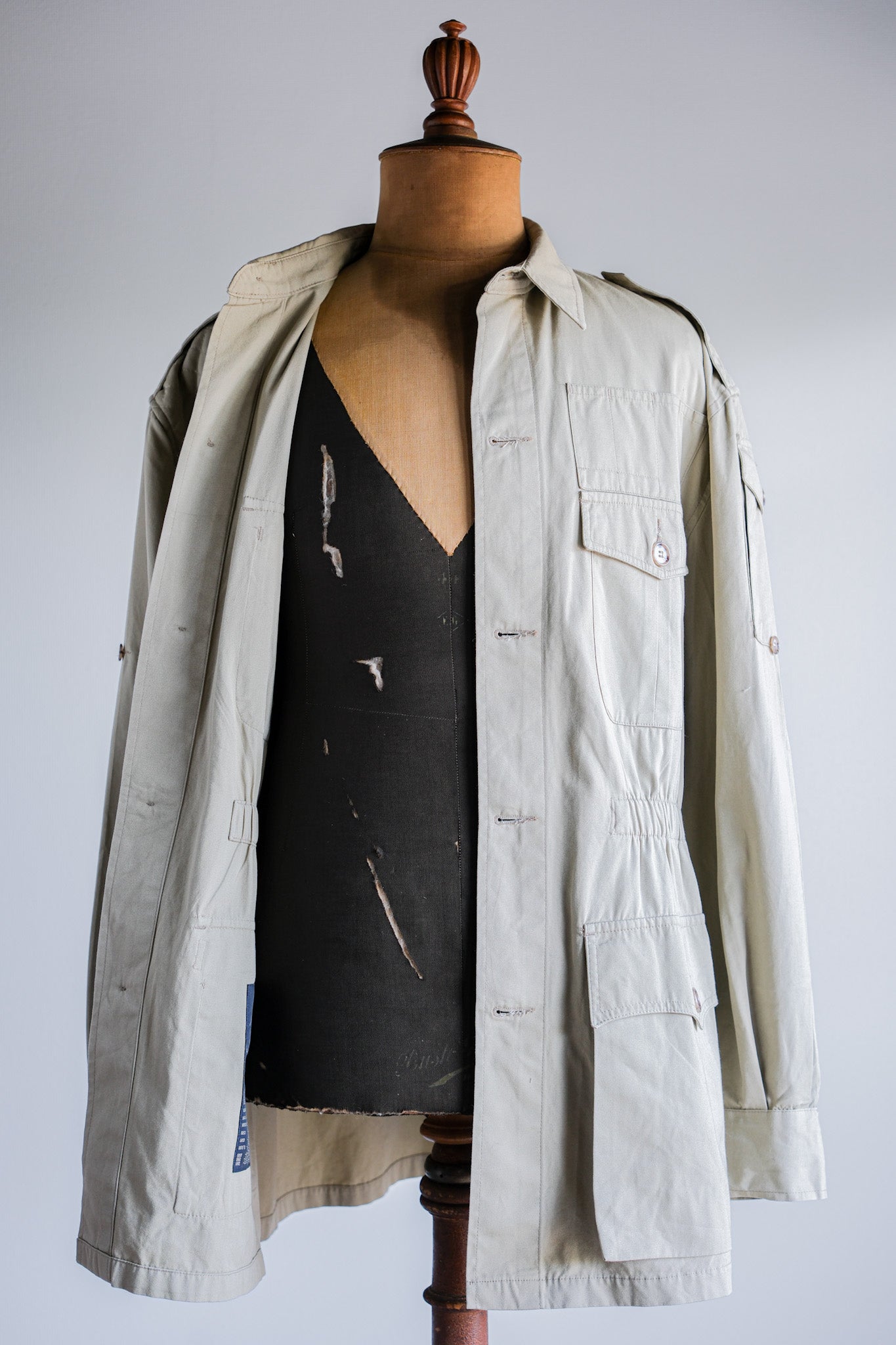 【~90's】Vintage Willis&Geiger Bush Poplin Hemingway Jacket Size.M "Made in U.S.A."