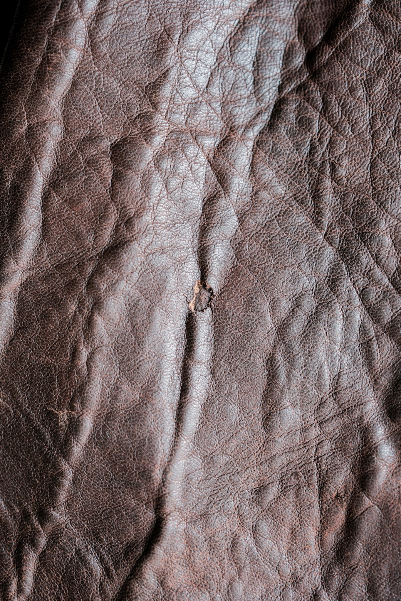 【~40's】WWⅡ French CJF Leather Cyclist Jacket